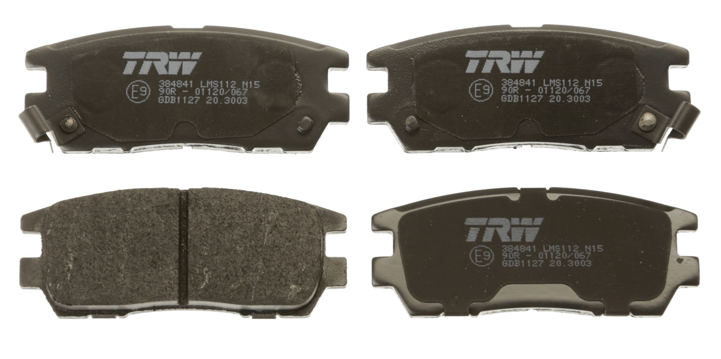 TRW Bremseklodser gdb1127 for MITSUBISHI EAGLE
