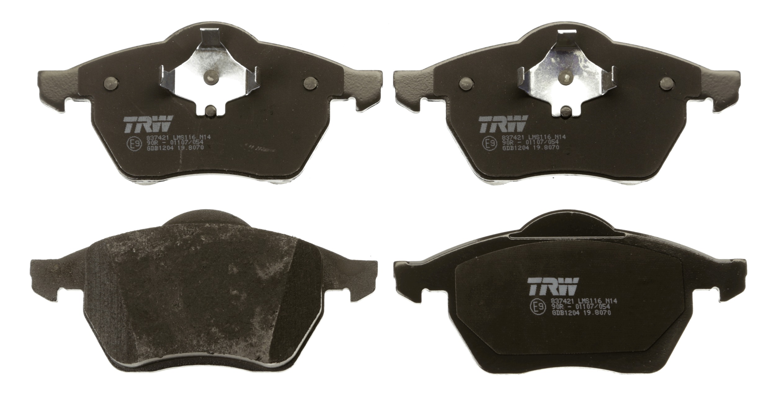 TRW Bremseklodser gdb1204 for FORD VW