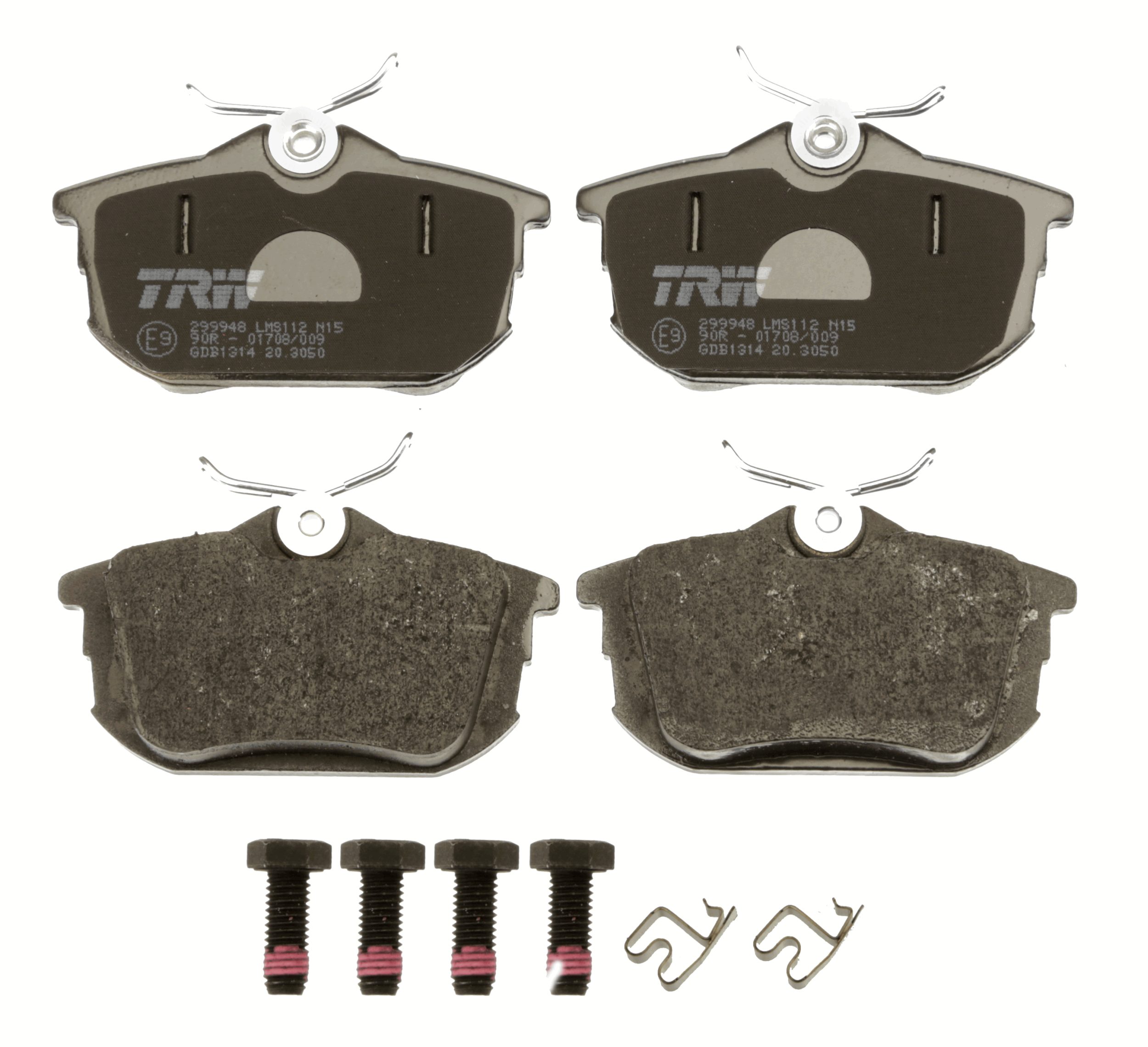 TRW Bremseklodser gdb1314 for PROTON VOLVO MITSUBISHI SMART