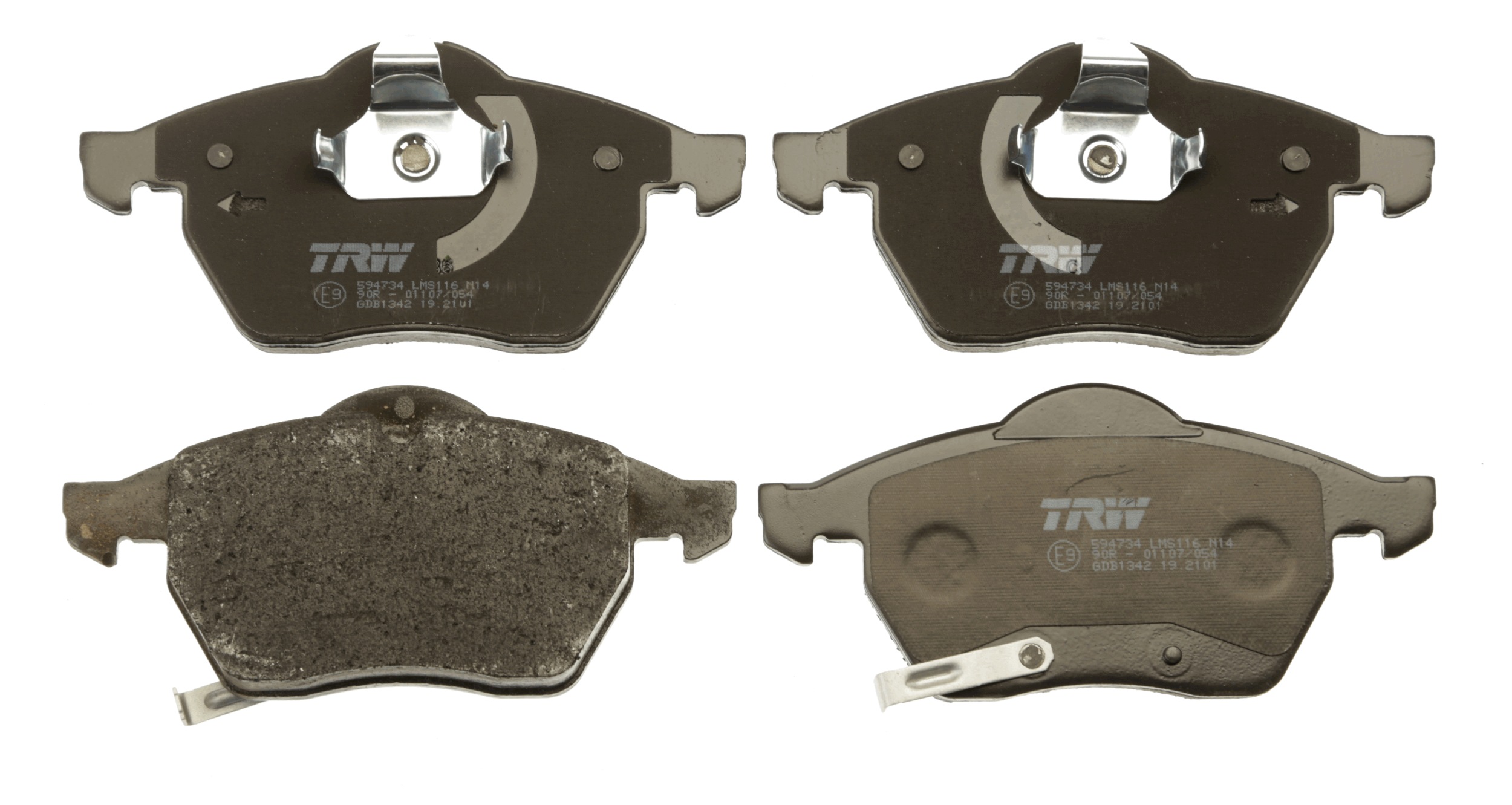 TRW Bremseklodser gdb1342 for OPEL VAUXHALL SAAB