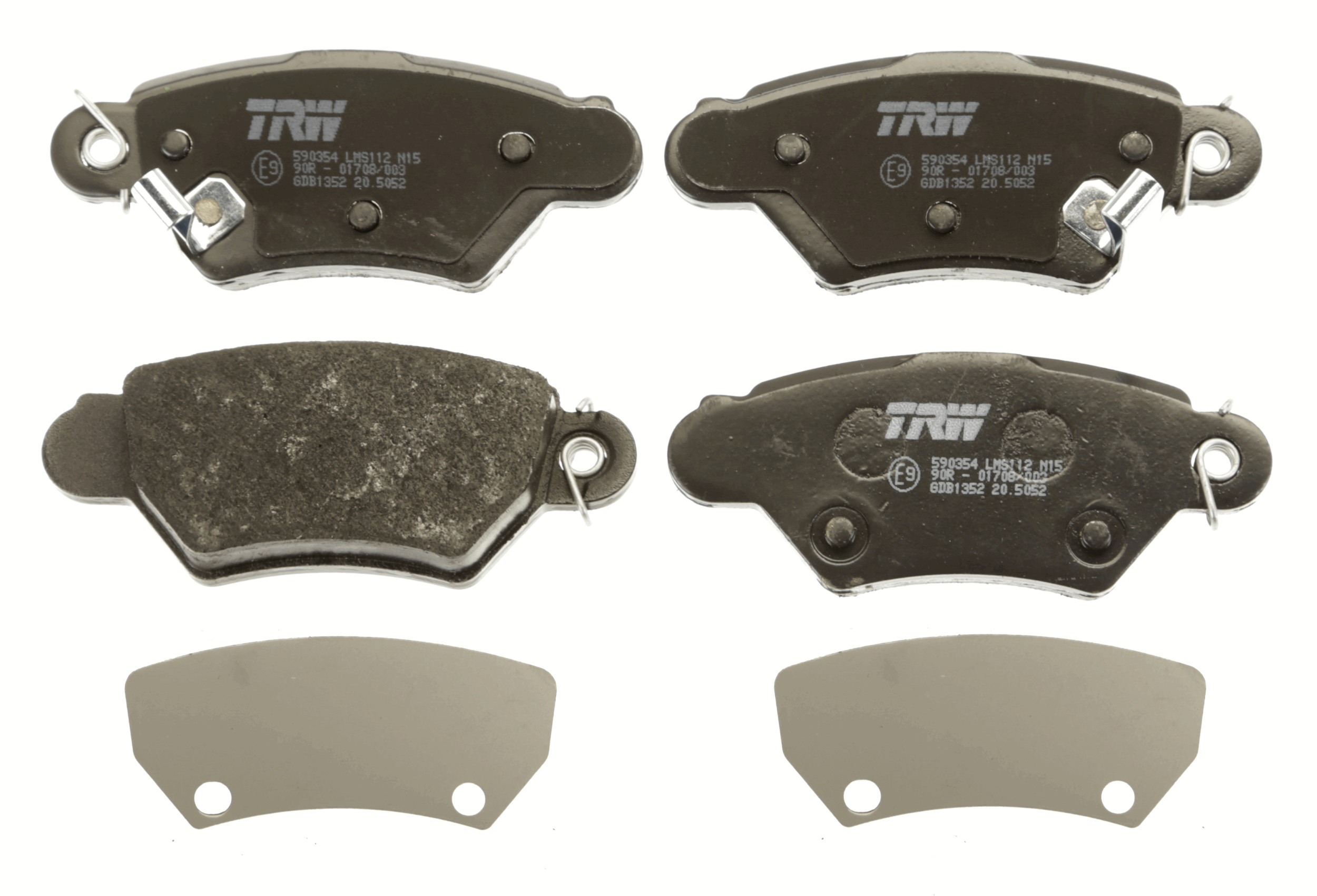 TRW Bremseklodser gdb1352 for OPEL CHEVROLET