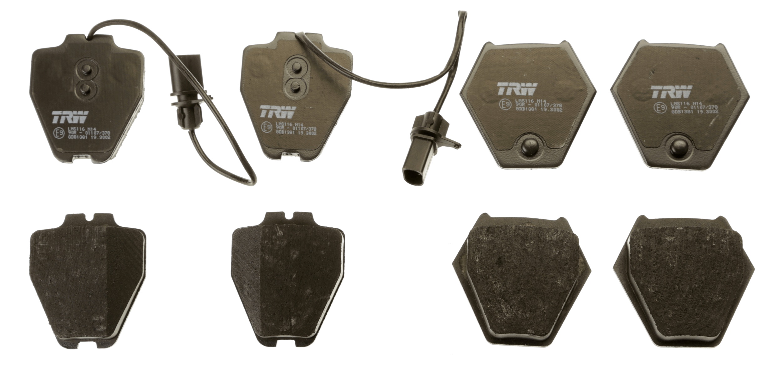 TRW Bremseklodser gdb1381 for VW SEAT