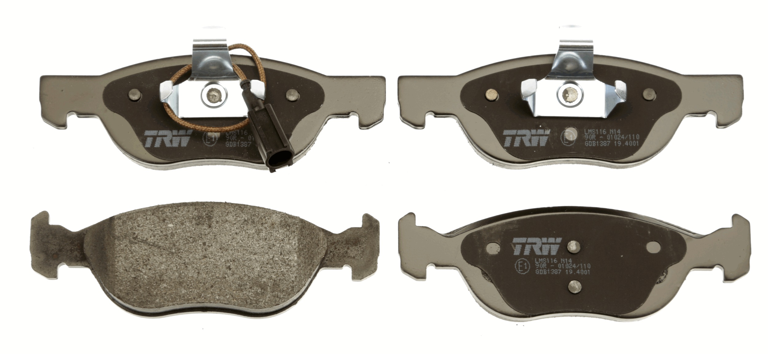 TRW Bremseklodser gdb1387 for ALFA ROMEO