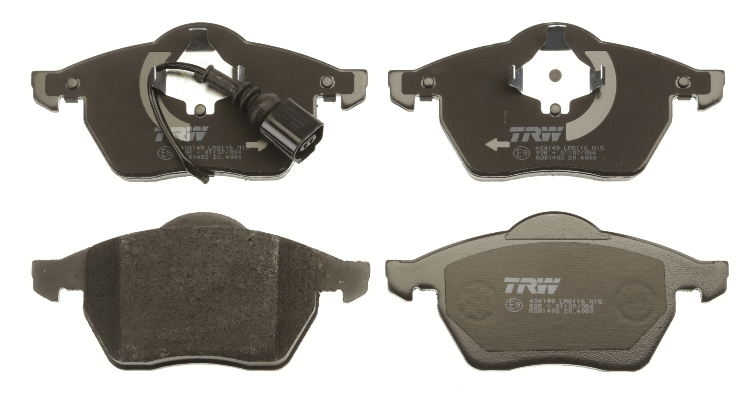 TRW Bremseklodser gdb1403 for VW SEAT VW (SVW)