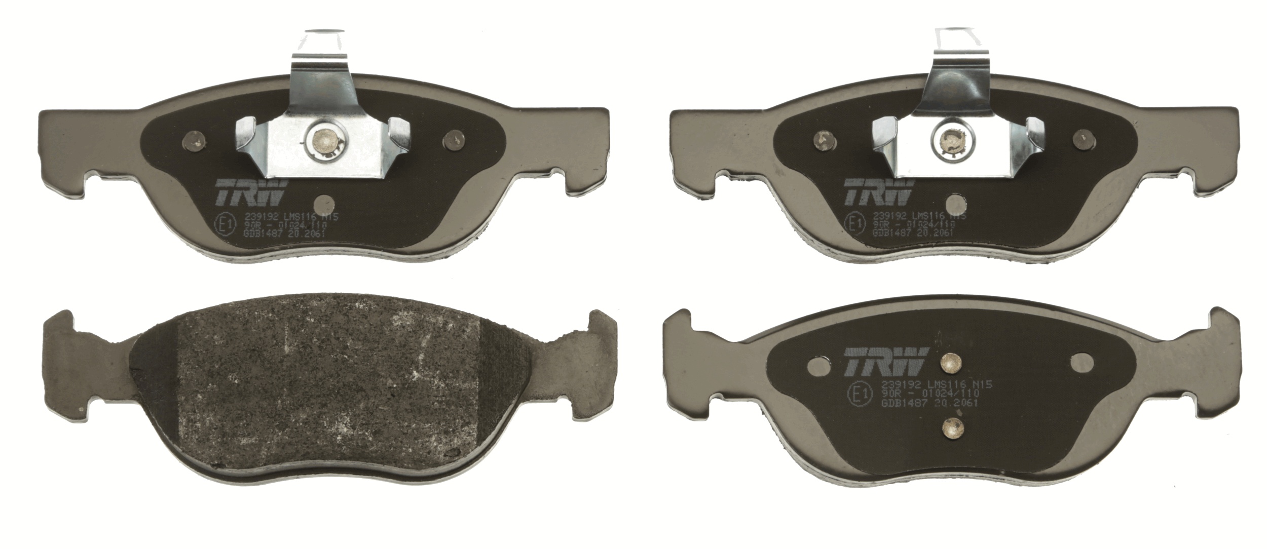 TRW Bremseklodser gdb1487 for FIAT LANCIA