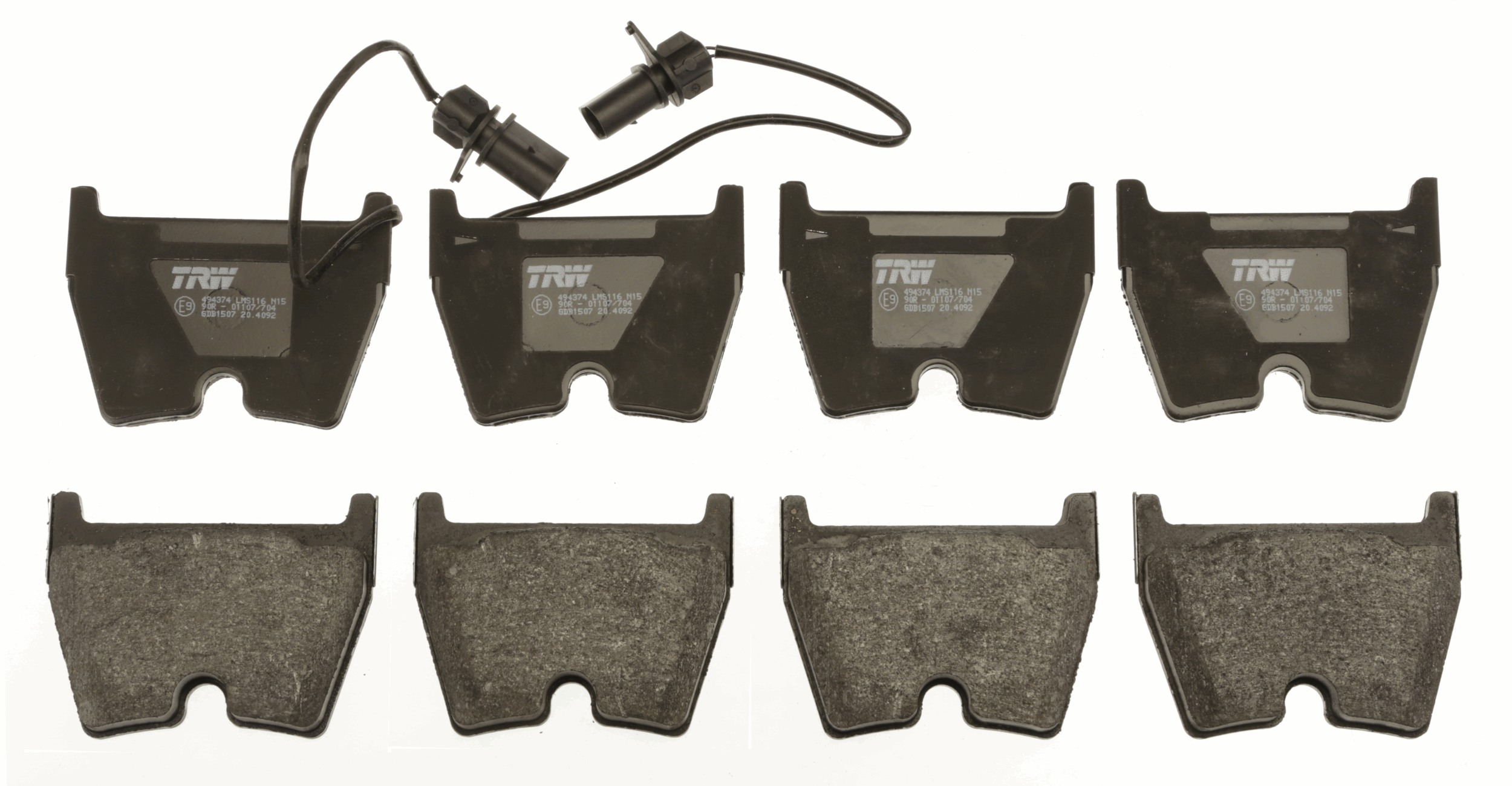 TRW Bremseklodser gdb1507 for VW AUDI