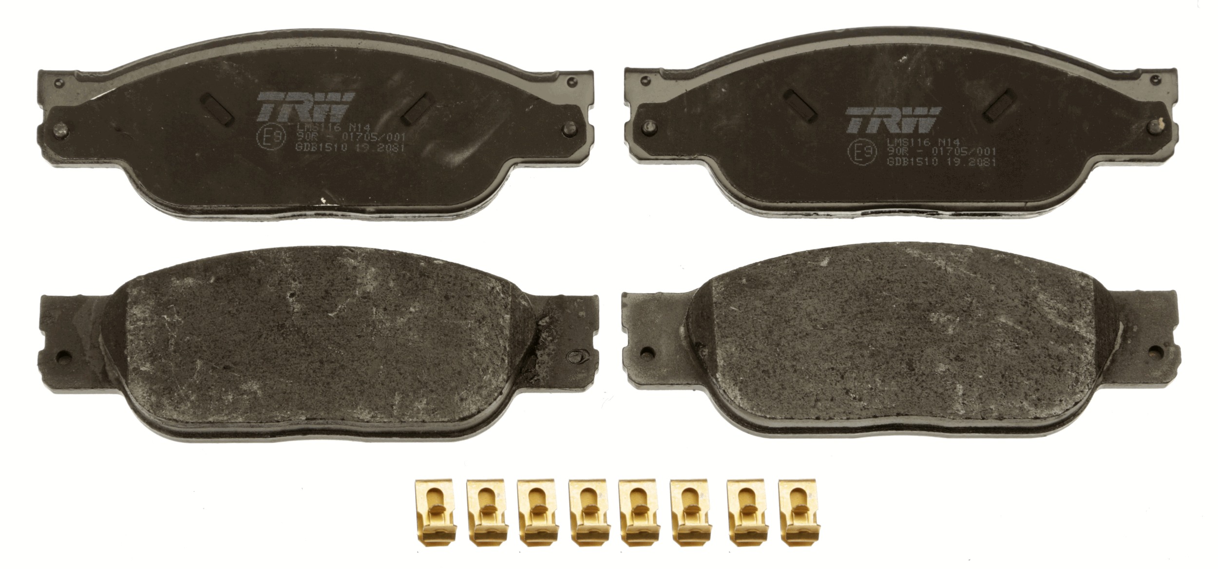 TRW Bremseklodser gdb1510 for JAGUAR