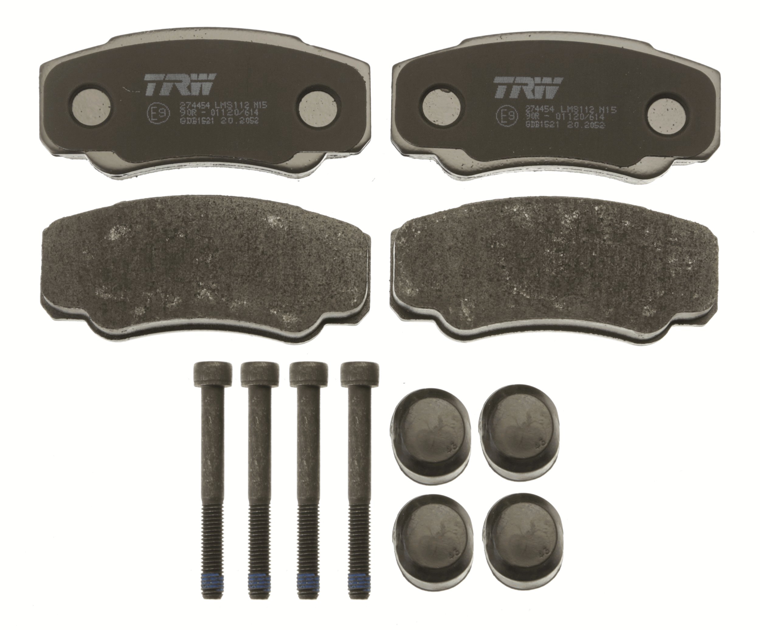 TRW Bremseklodser gdb1521 for PEUGEOT CITROËN FIAT