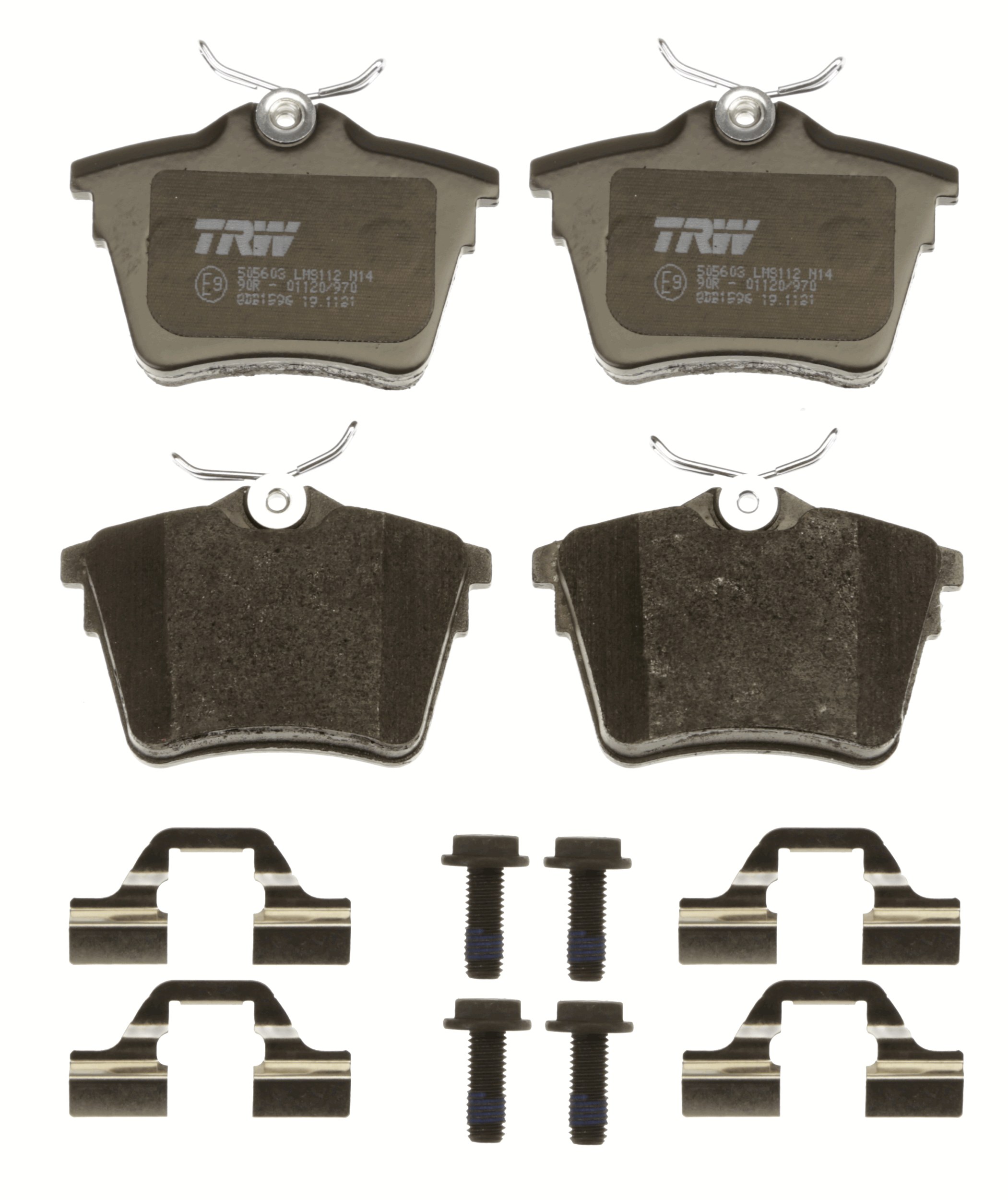 TRW Bremseklodser gdb1596 for PEUGEOT CITROËN