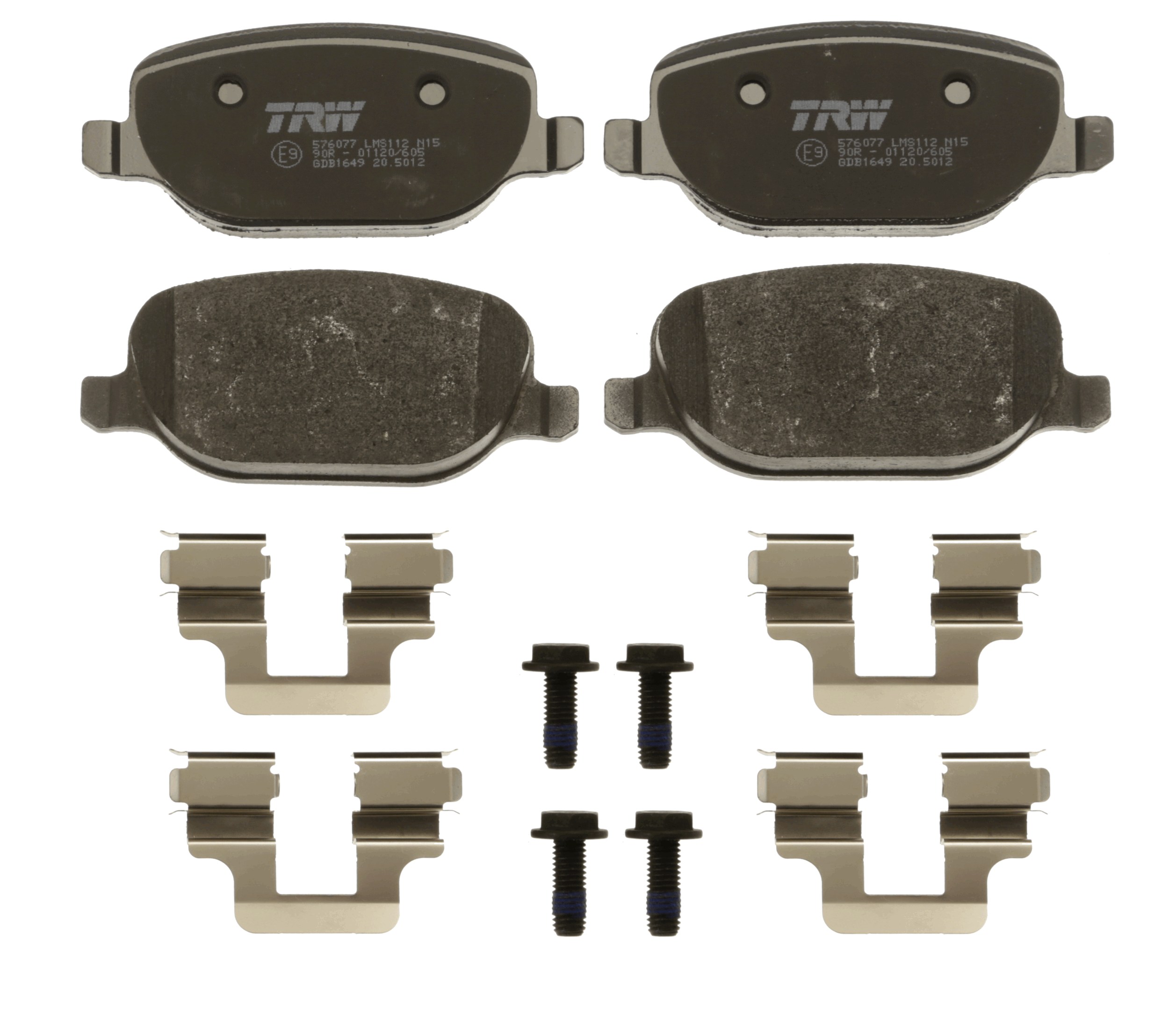 TRW Bremseklodser gdb1649 for PORSCHE LANCIA ALFA ROMEO