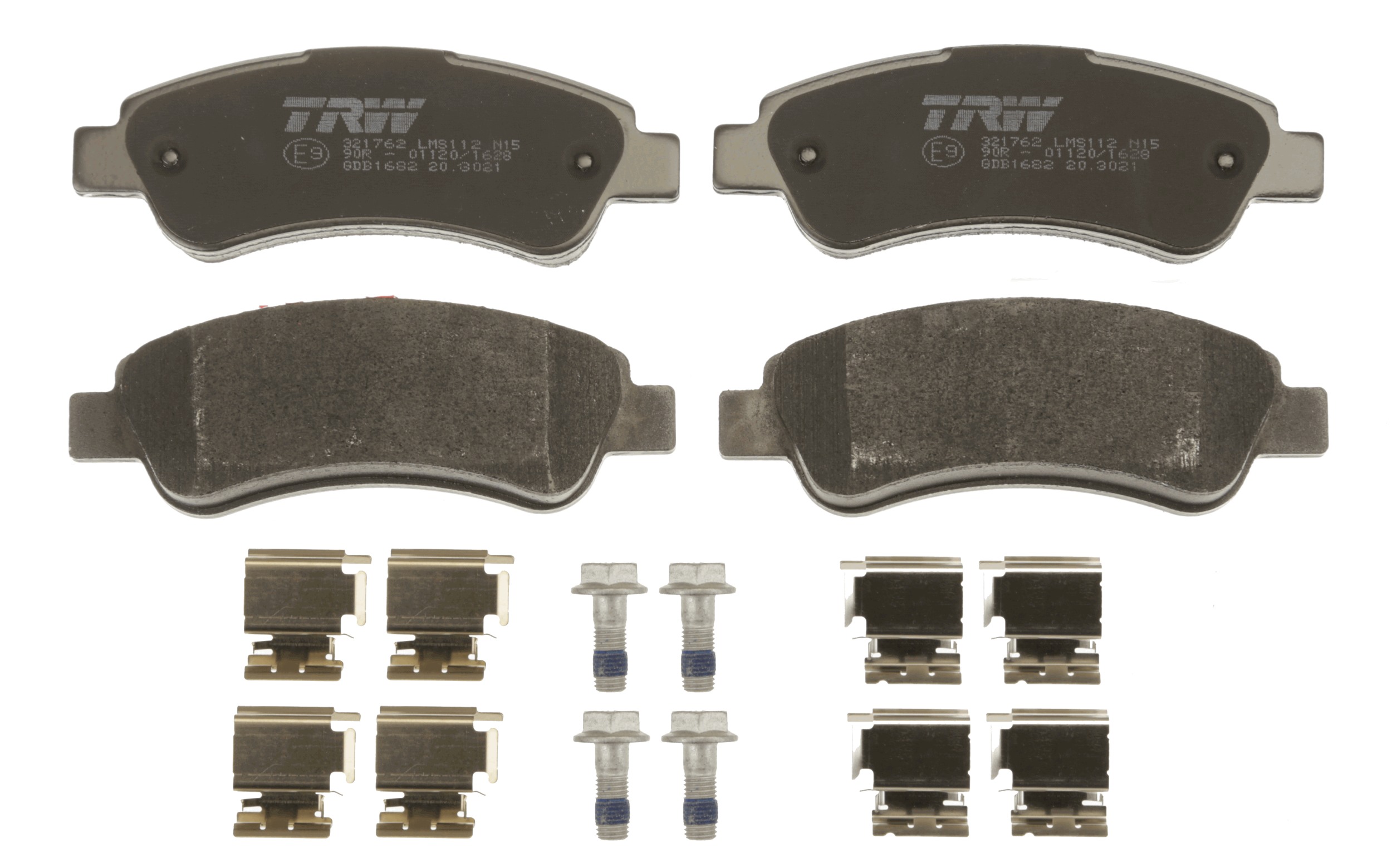 TRW Bremseklodser gdb1682 for PEUGEOT CITROËN FIAT