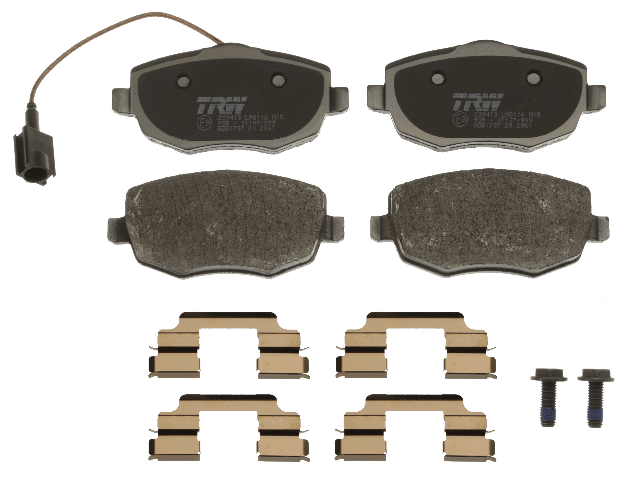 TRW Bremseklodser gdb1707 for LANCIA