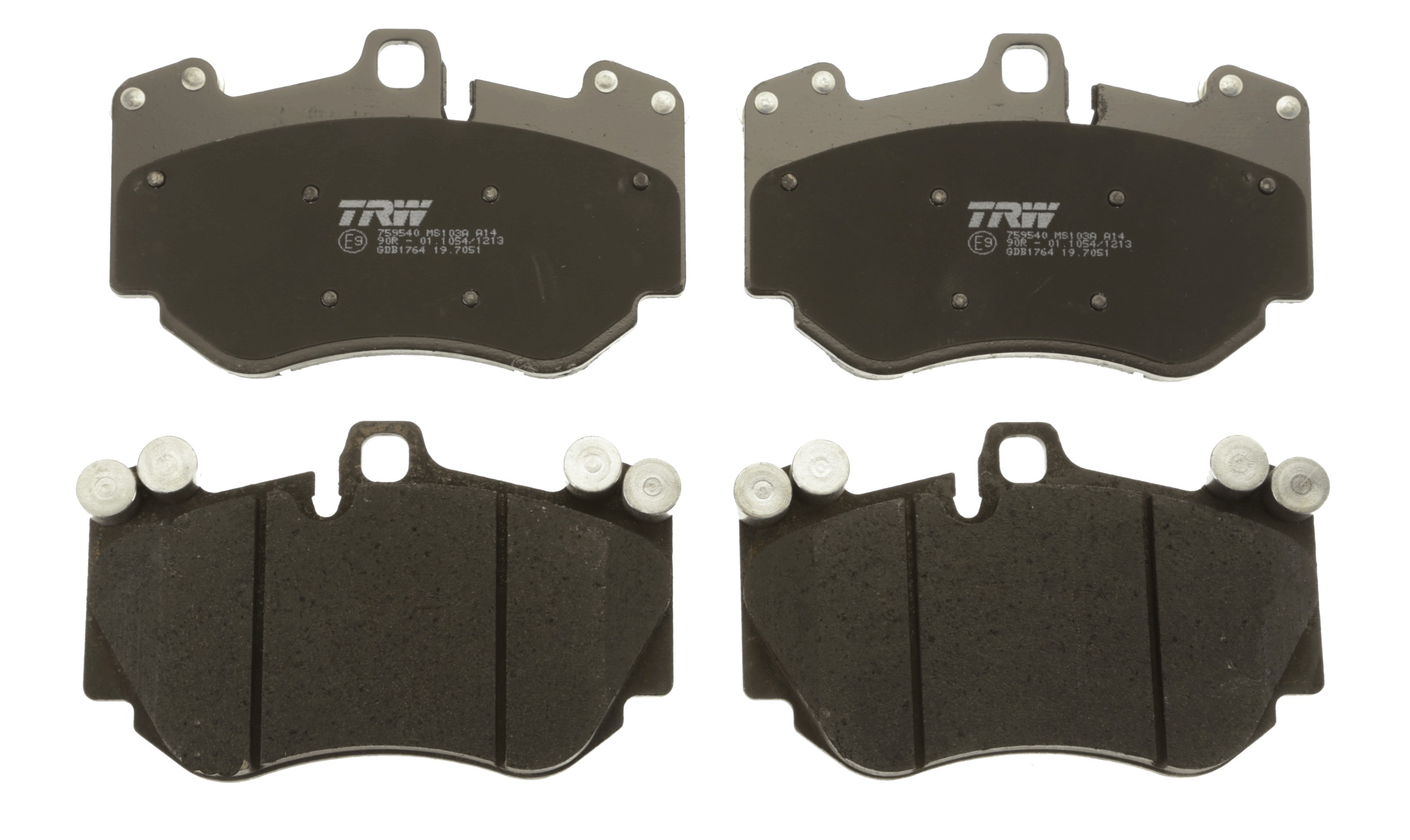 TRW Bremseklodser gdb1764 for PORSCHE
