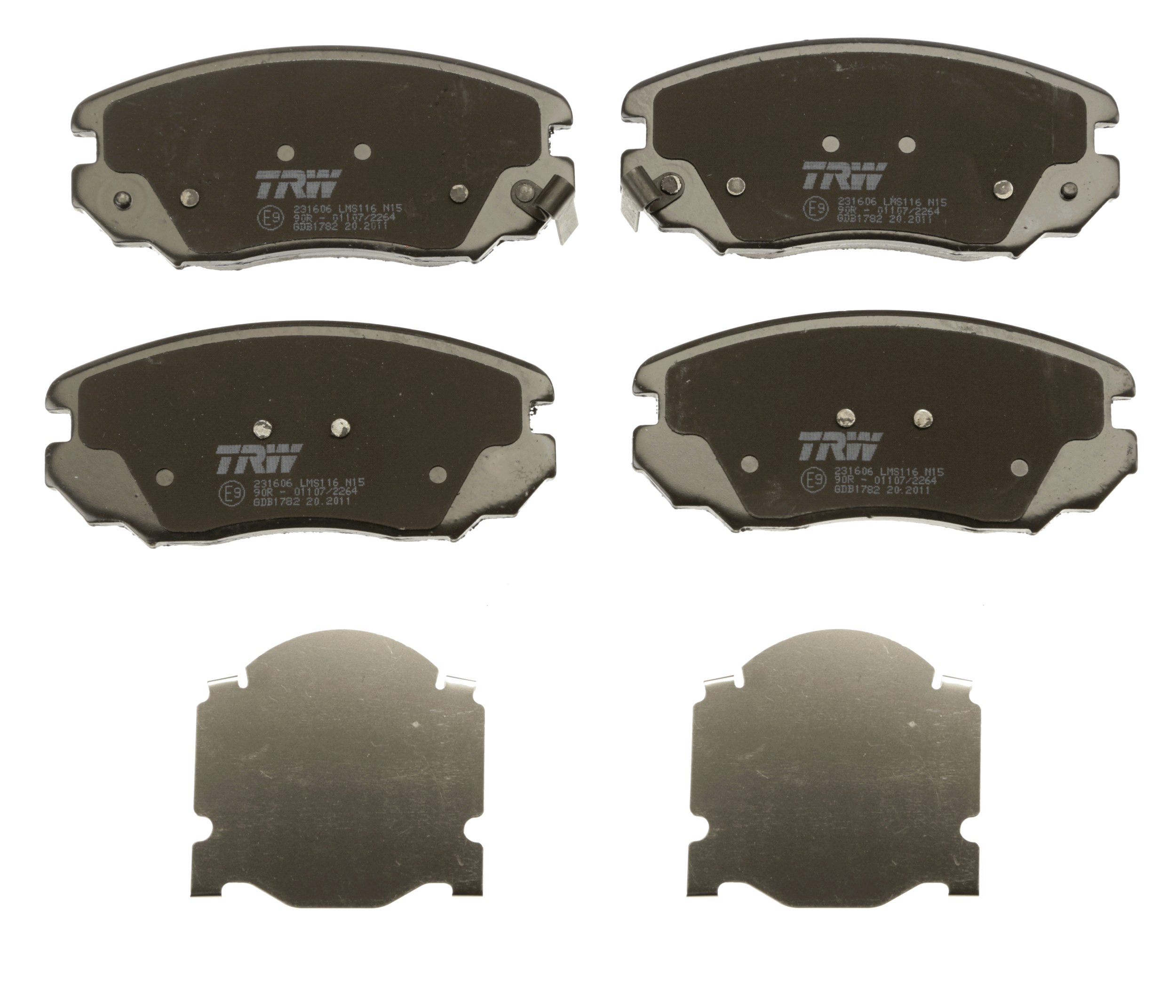 TRW Bremseklodser gdb1782 for VAUXHALL BUICK SAAB CHEVROLET