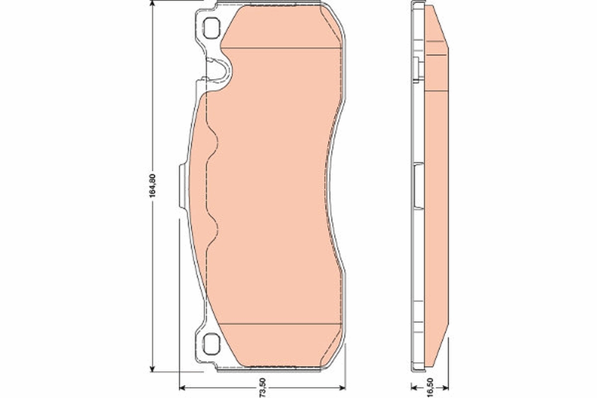 TRW Bremseklodser gdb1802 for BMW