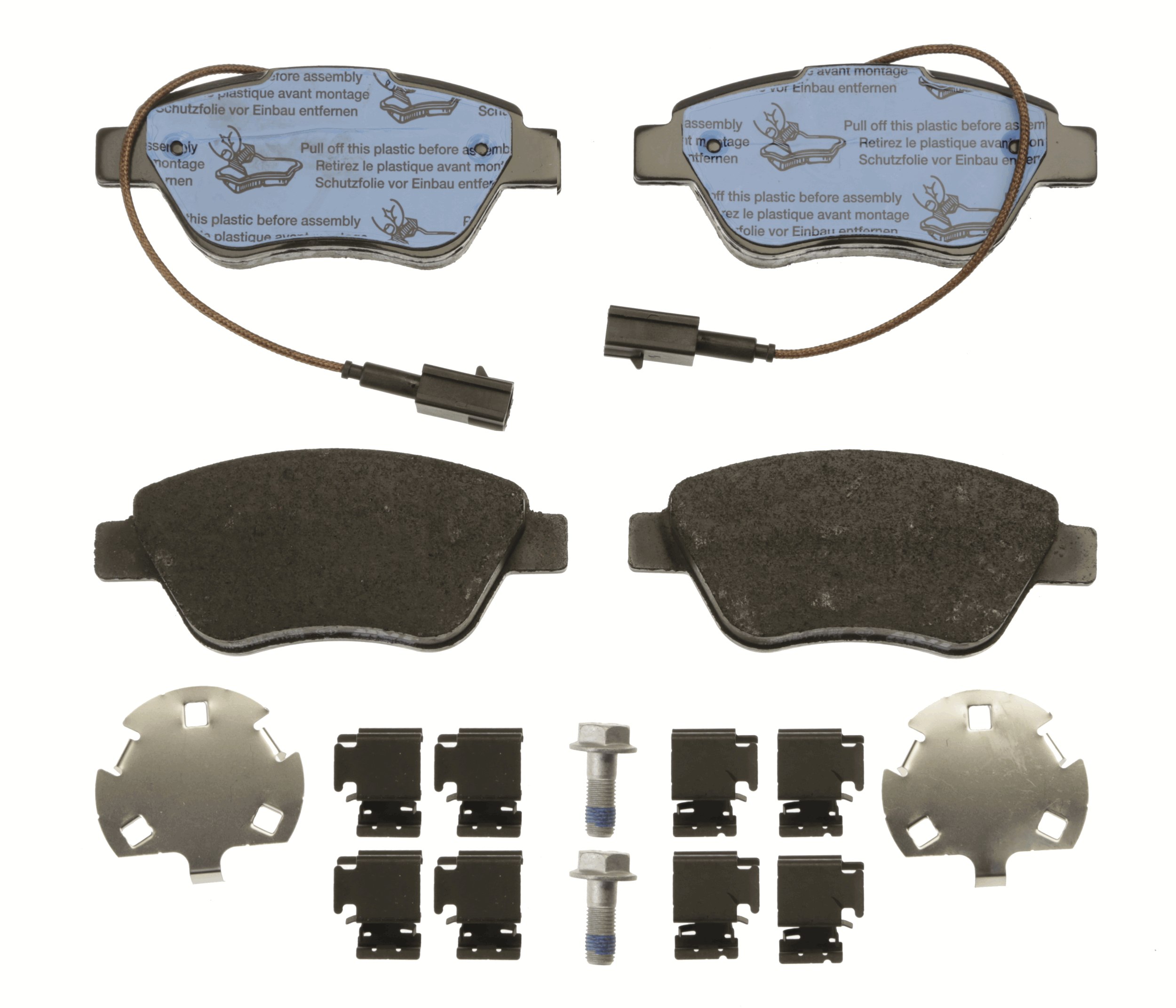 TRW Bremseklodser gdb1842 for FIAT LANCIA ABARTH PEUGEOT CITROËN