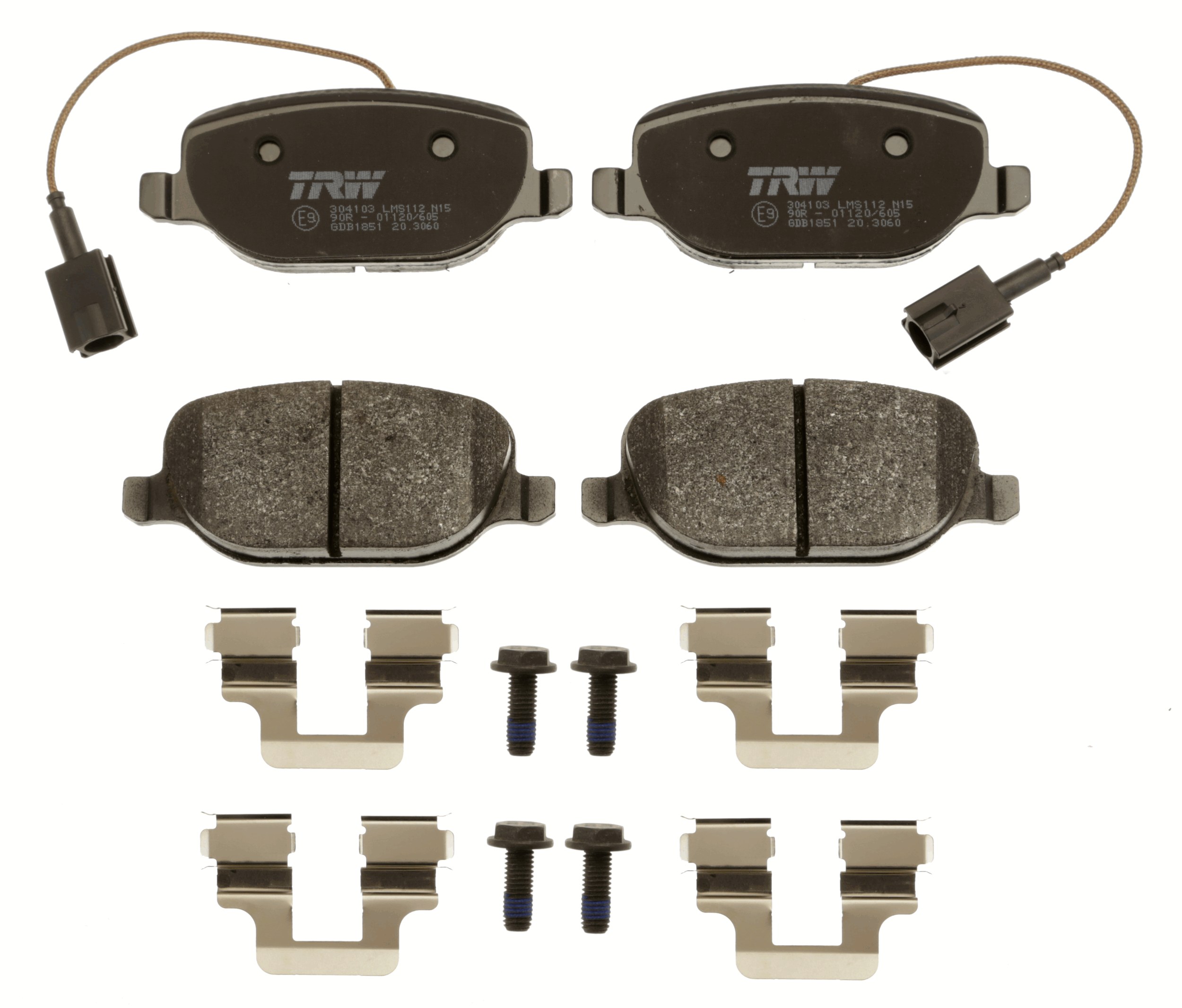 TRW Bremseklodser gdb1851 for ALFA ROMEO