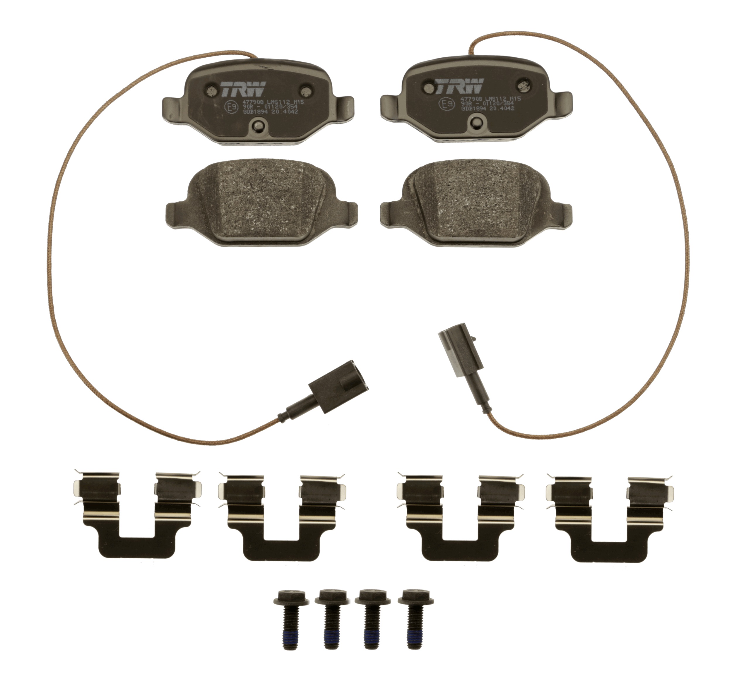 TRW Bremseklodser gdb1894 for ABARTH FIAT