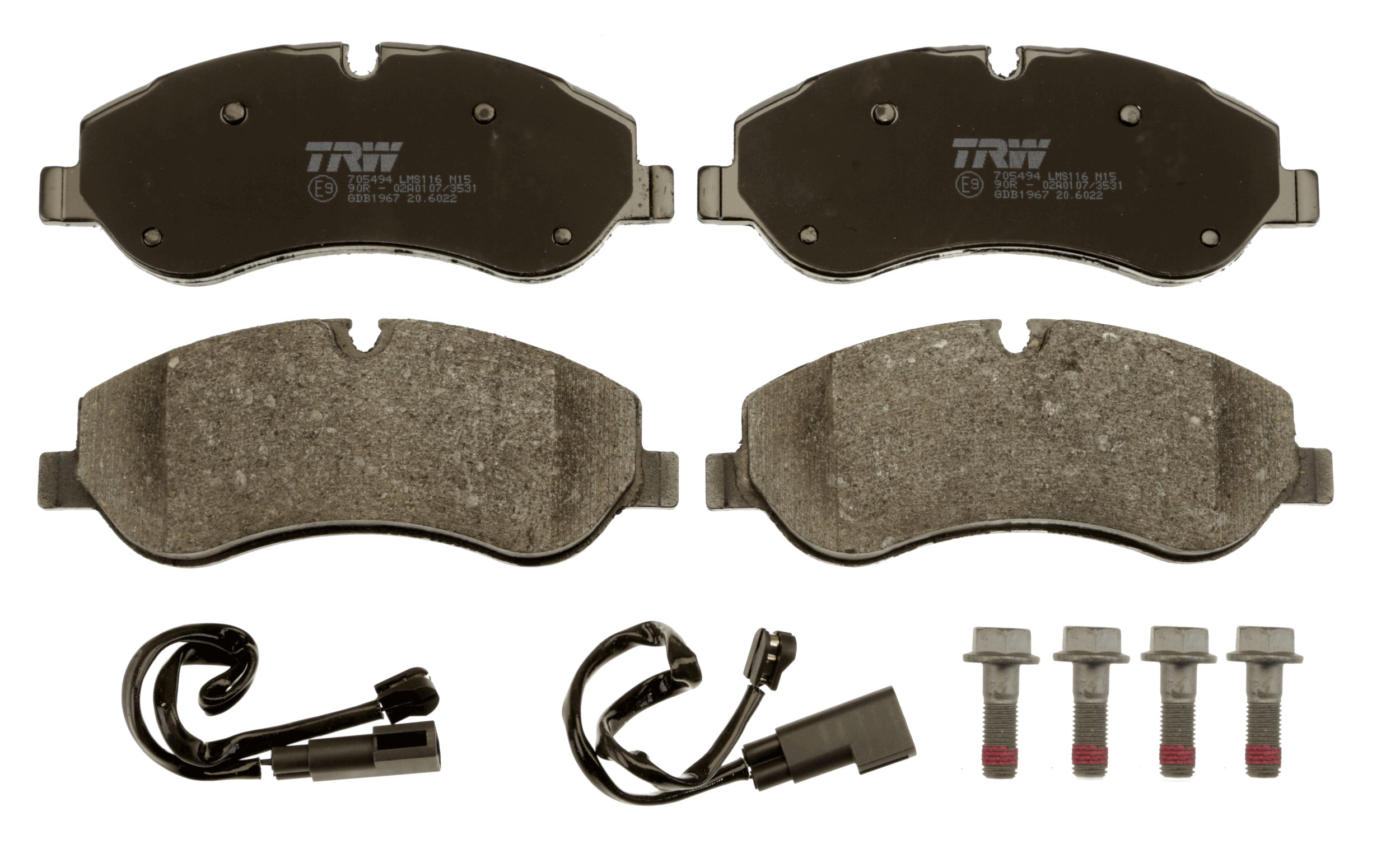 TRW Bremseklodser gdb1967 for FORD