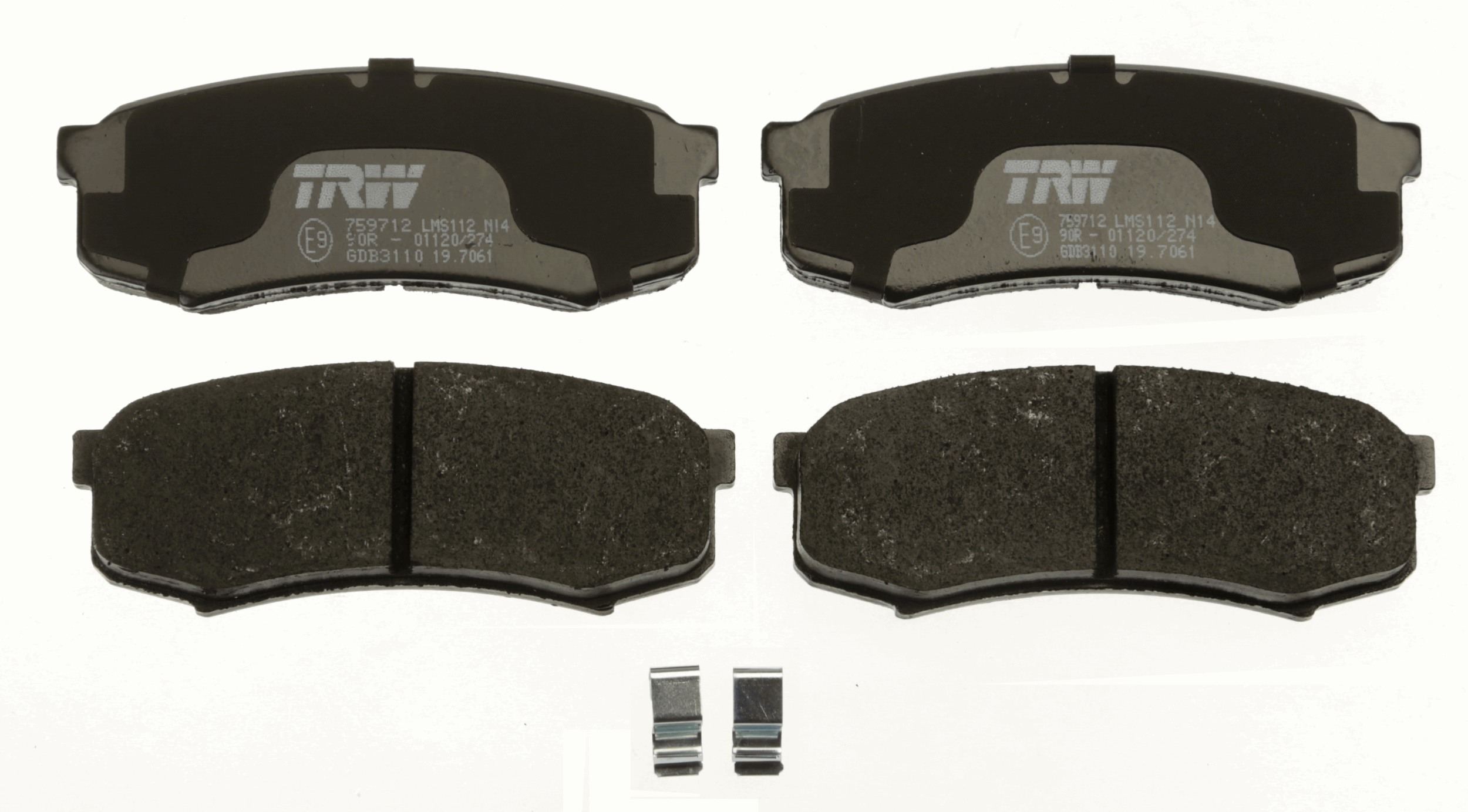 TRW Bremseklodser gdb3110 for LEXUS