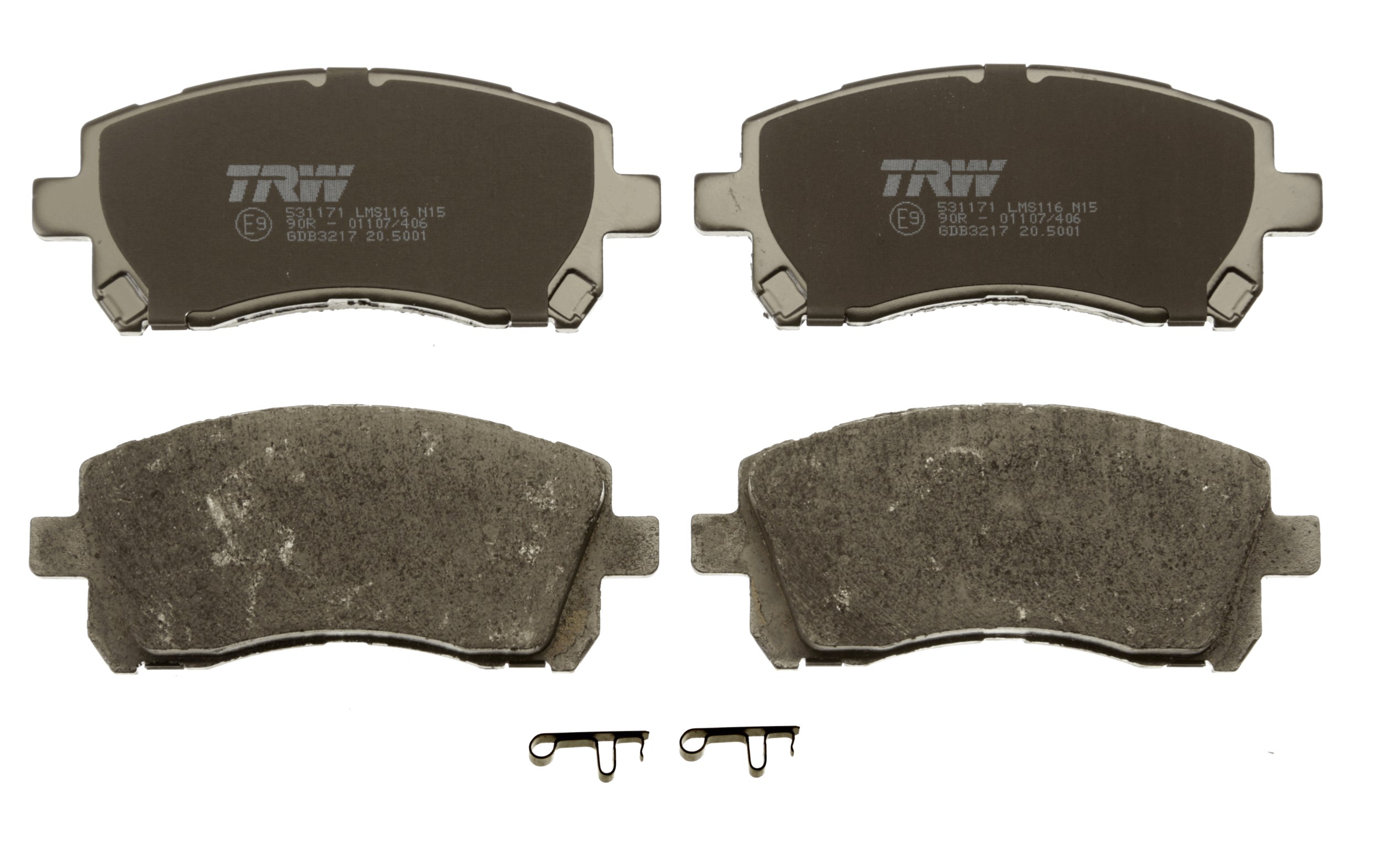 TRW Bremseklodser gdb3217 for SUBARU