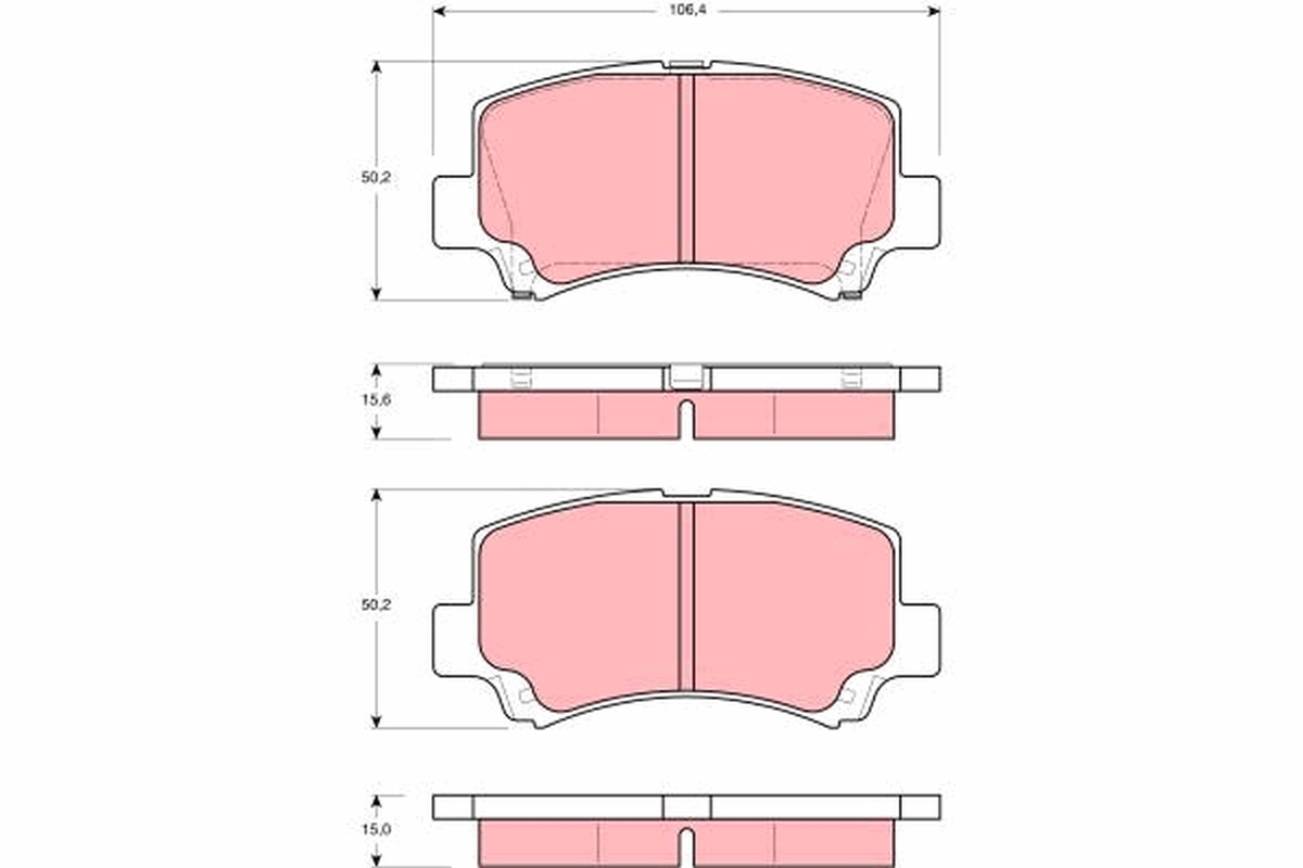 TRW Bremseklodser gdb3221 for SUZUKI CHERY SUZUKI (CHANGHE)