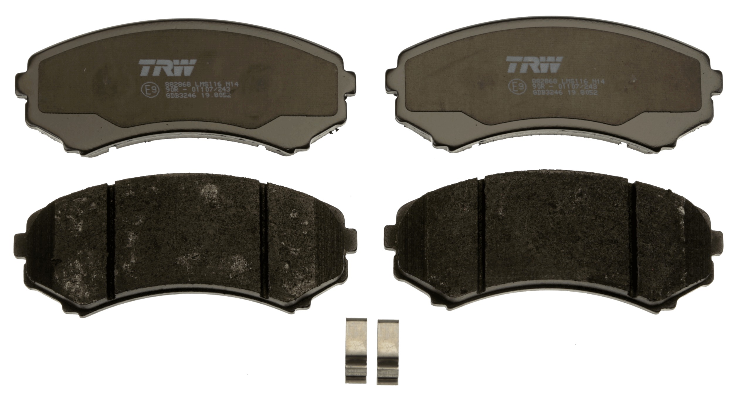 TRW Bremseklodser gdb3246 for MITSUBISHI