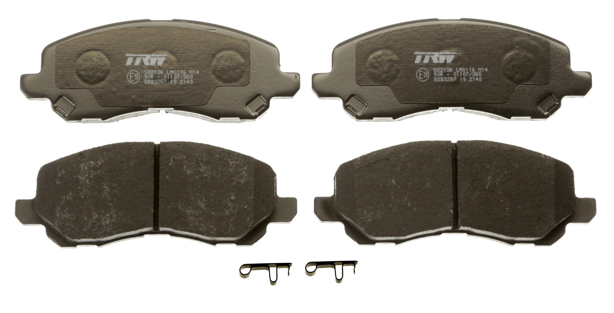 TRW Bremseklodser GDB3287 for PEUGEOT CITROËN LANCIA JEEP MITSUBISHI