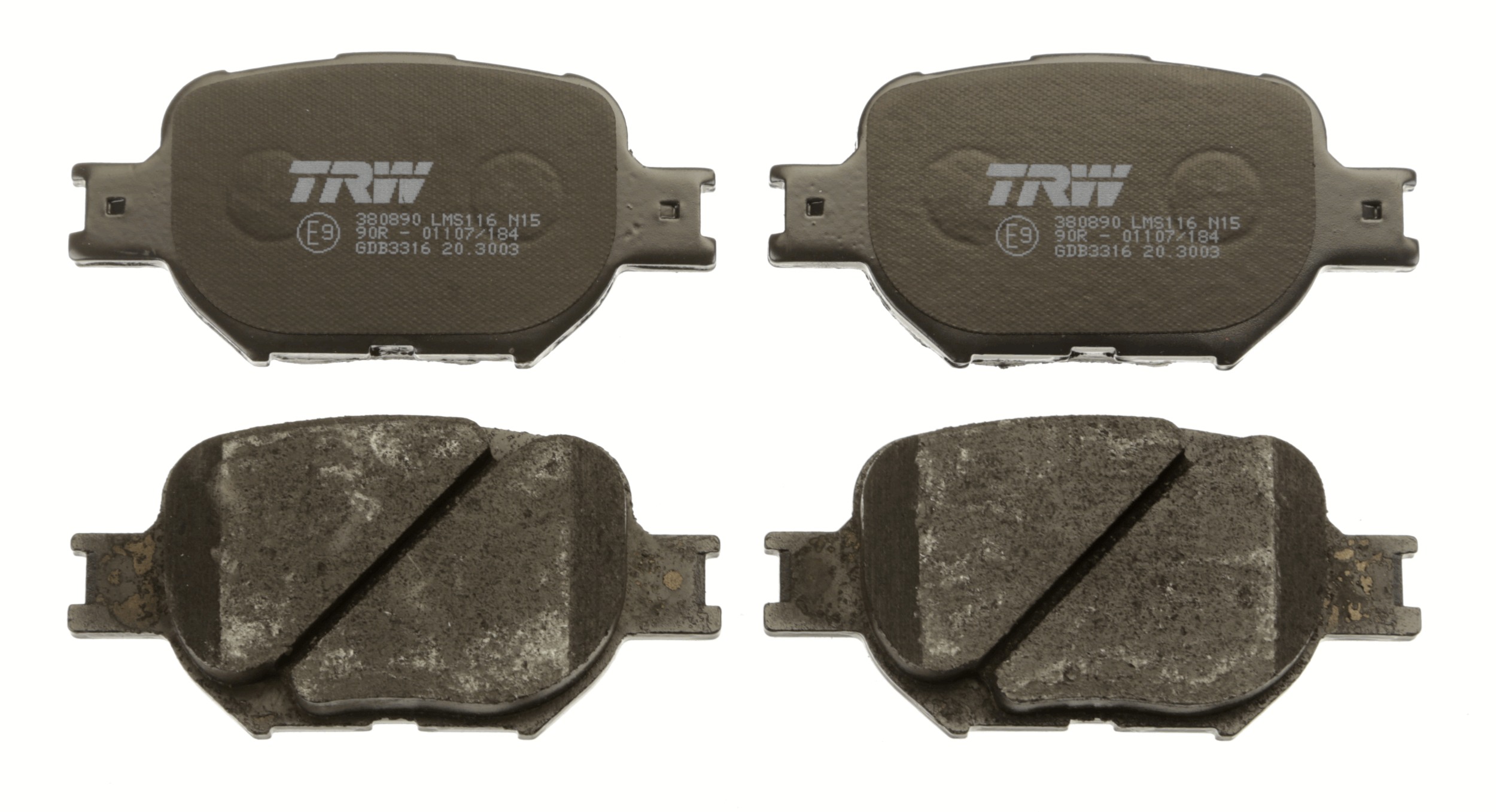 TRW Bremseklodser gdb3316 for TOYOTA SCION