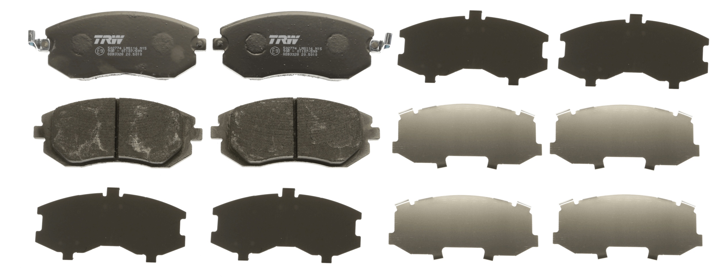 TRW Bremseklodser gdb3328 for SUBARU