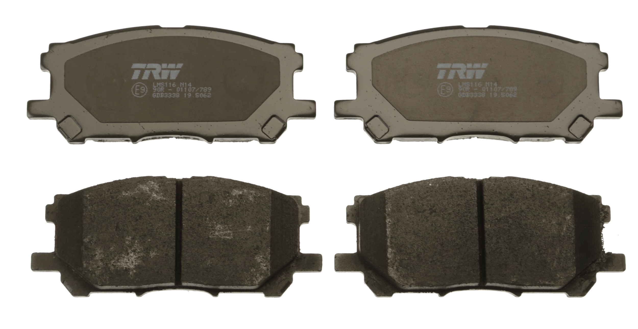 TRW Bremseklodser gdb3338 for TOYOTA