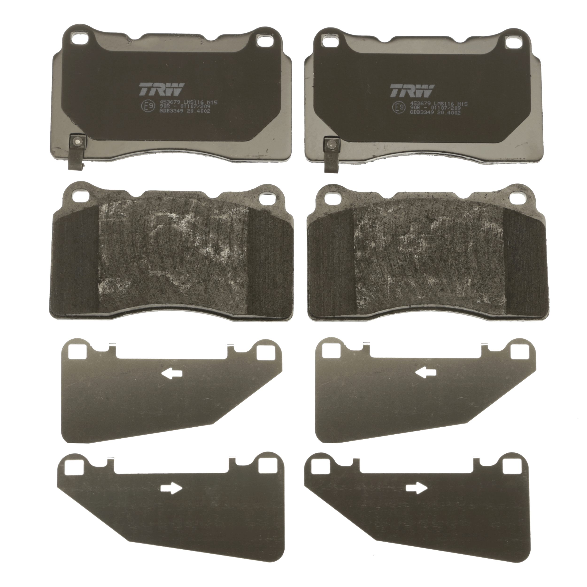 TRW Bremseklodser gdb3349 for SAAB VAUXHALL CADILLAC (SGM) SUBARU MITSUBISHI
