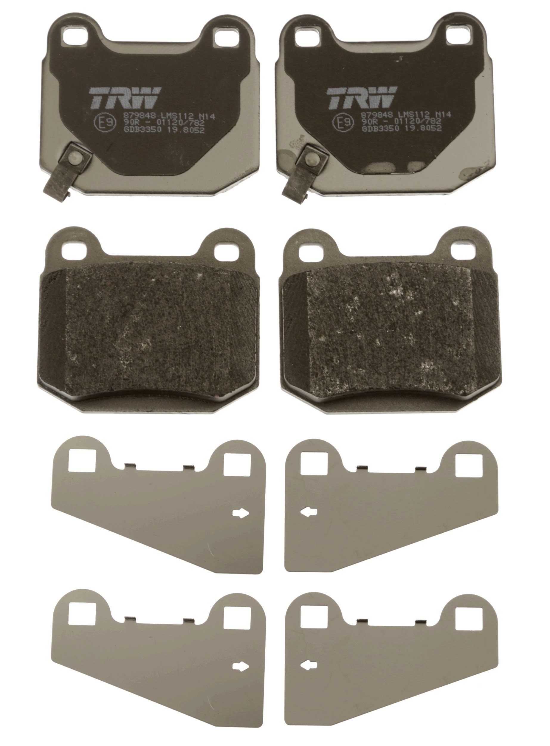 TRW Bremseklodser gdb3350 for MITSUBISHI NISSAN INFINITI SUBARU
