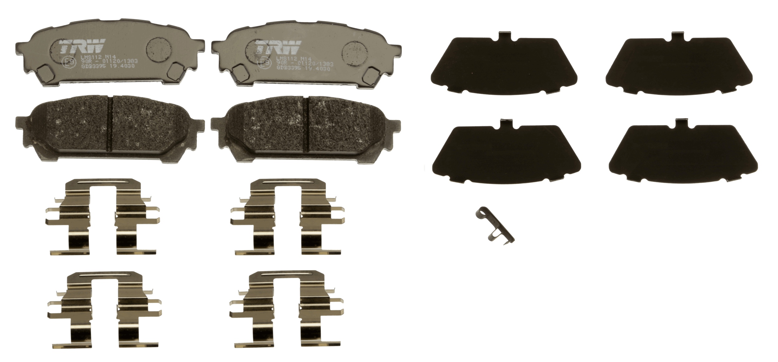 TRW Bremseklodser gdb3395 for SUBARU