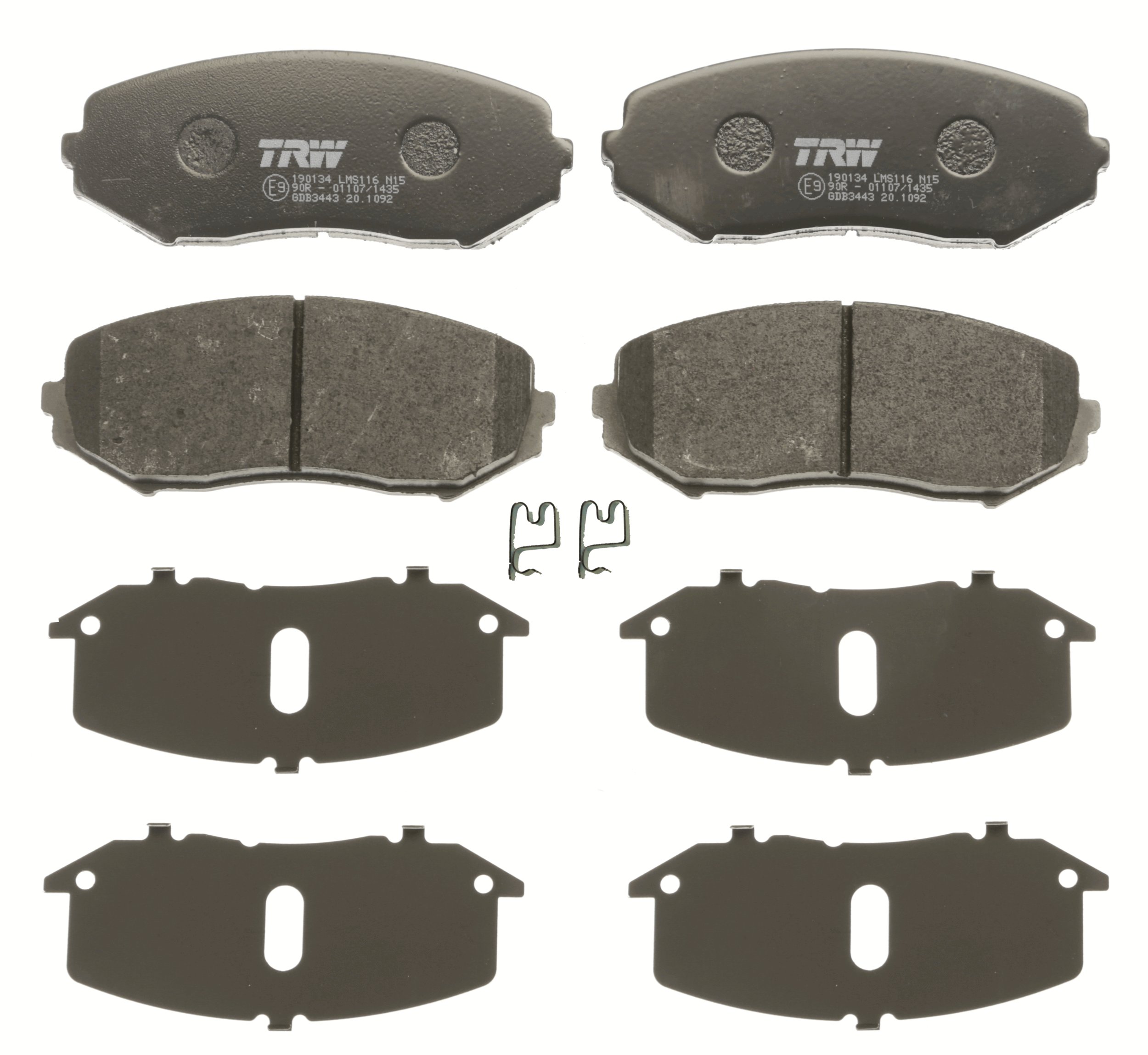 TRW Bremseklodser gdb3443 for SUZUKI