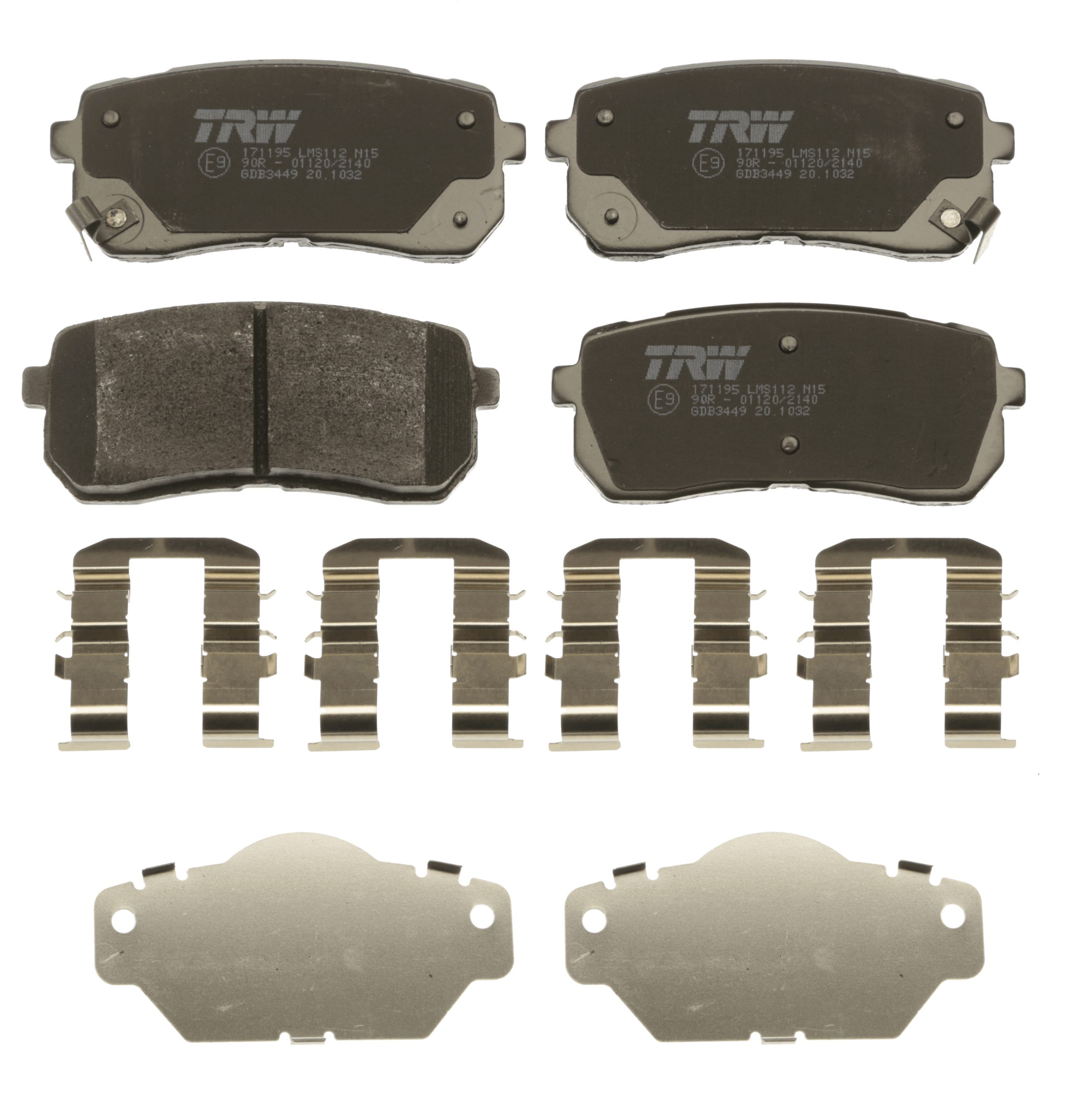 TRW Bremseklodser gdb3449 for HYUNDAI KIA GREAT WALL