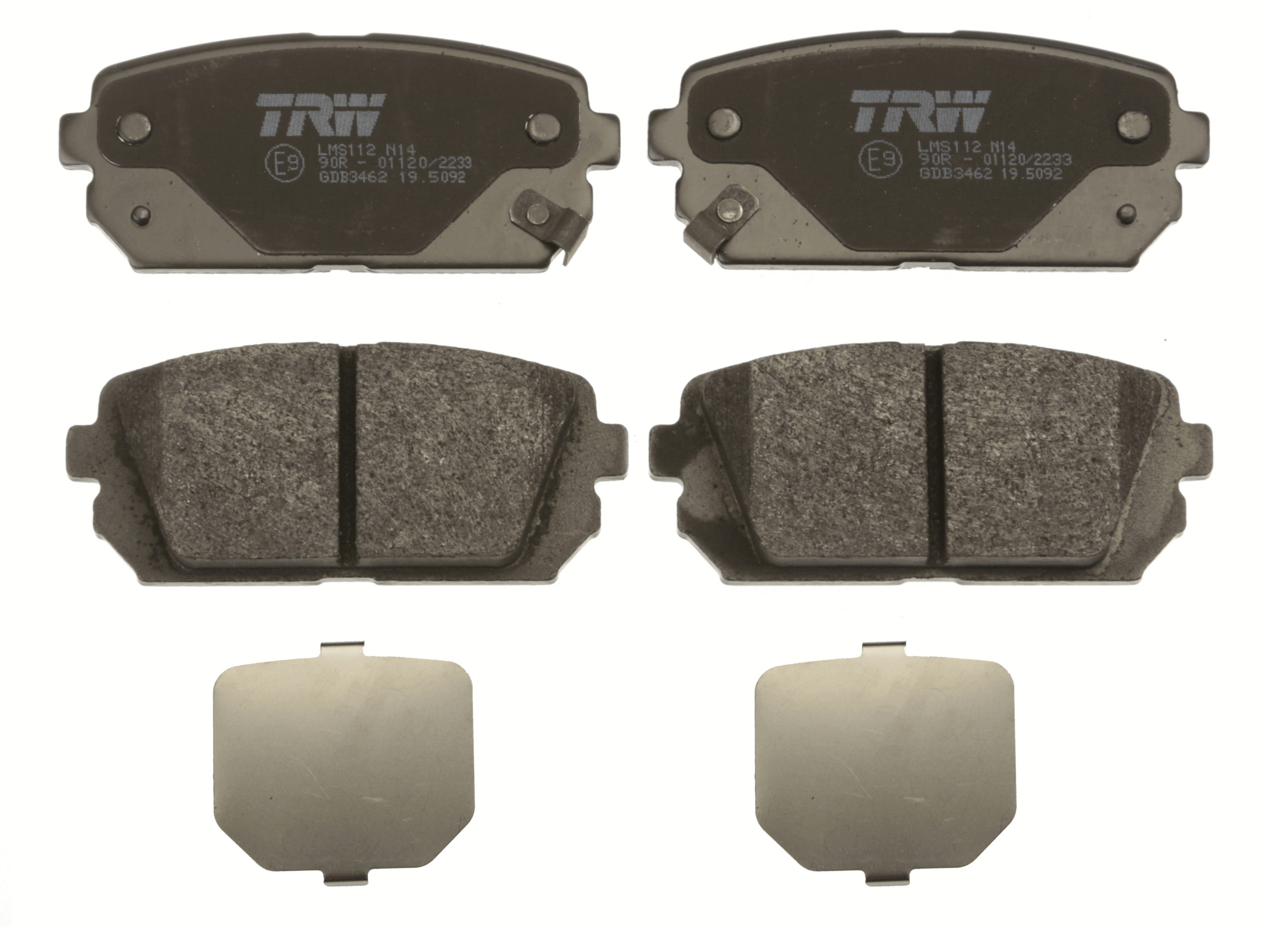 TRW Bremseklodser gdb3462 for KIA