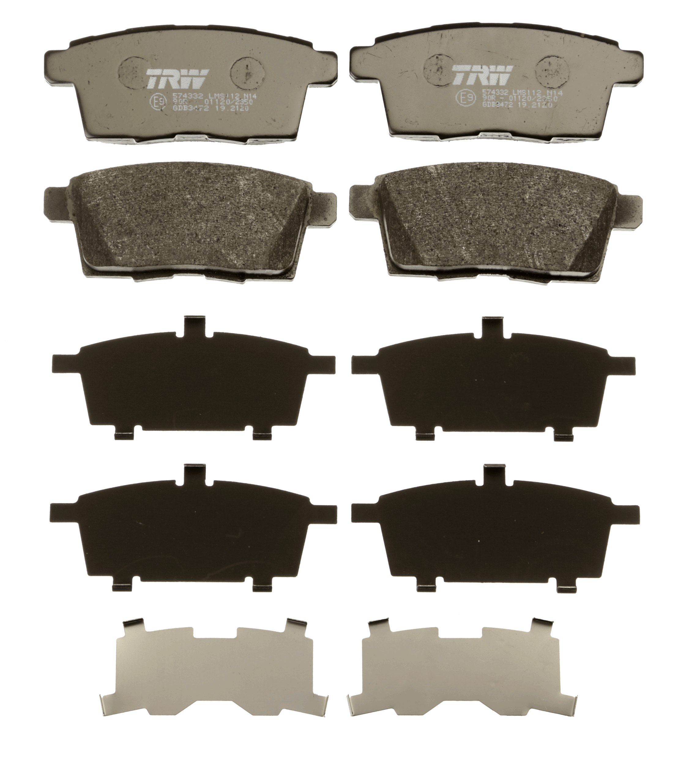 TRW Bremseklodser gdb3472 for MAZDA FORD USA