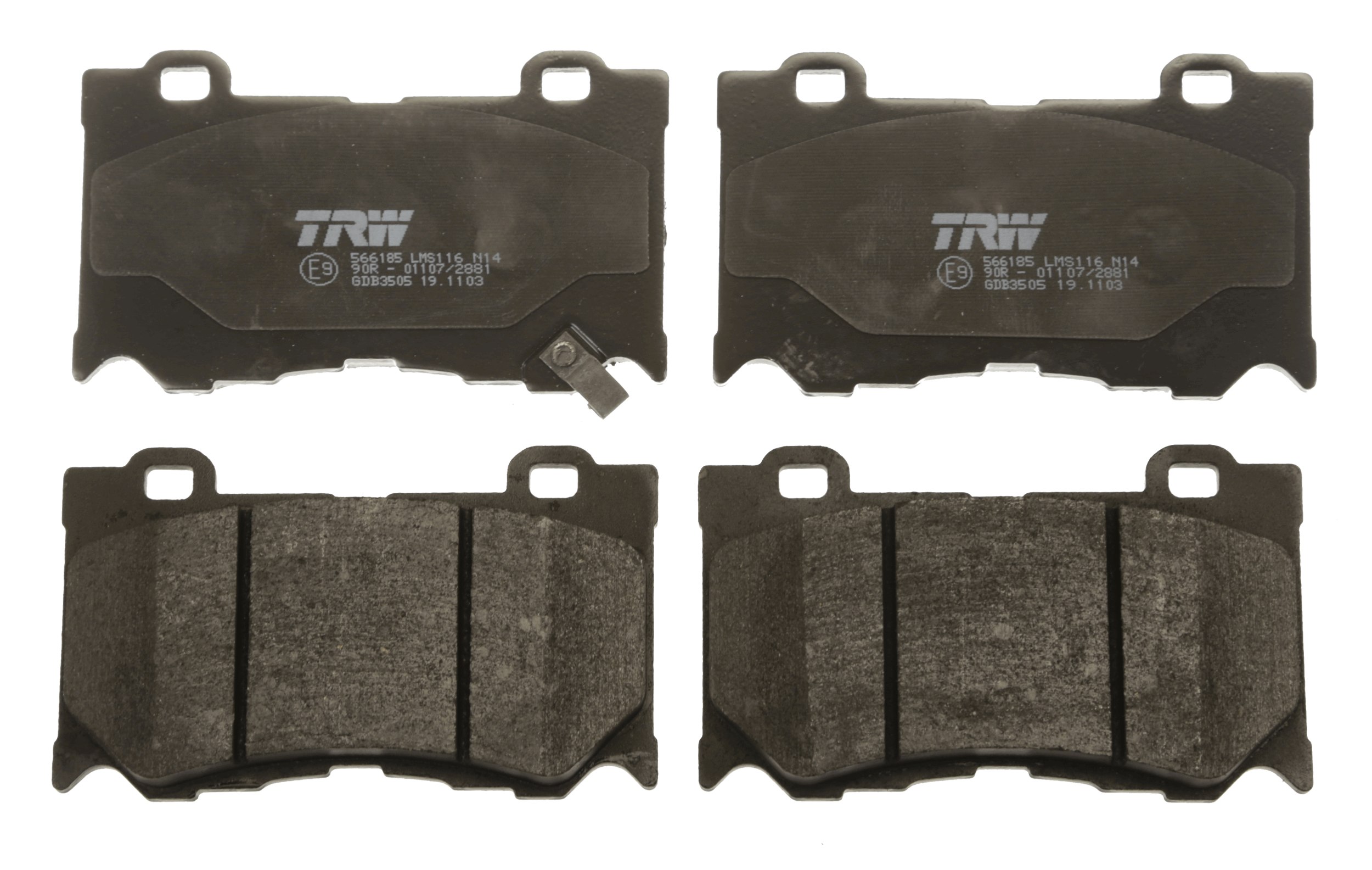 TRW Bremseklodser gdb3505 for INFINITI NISSAN