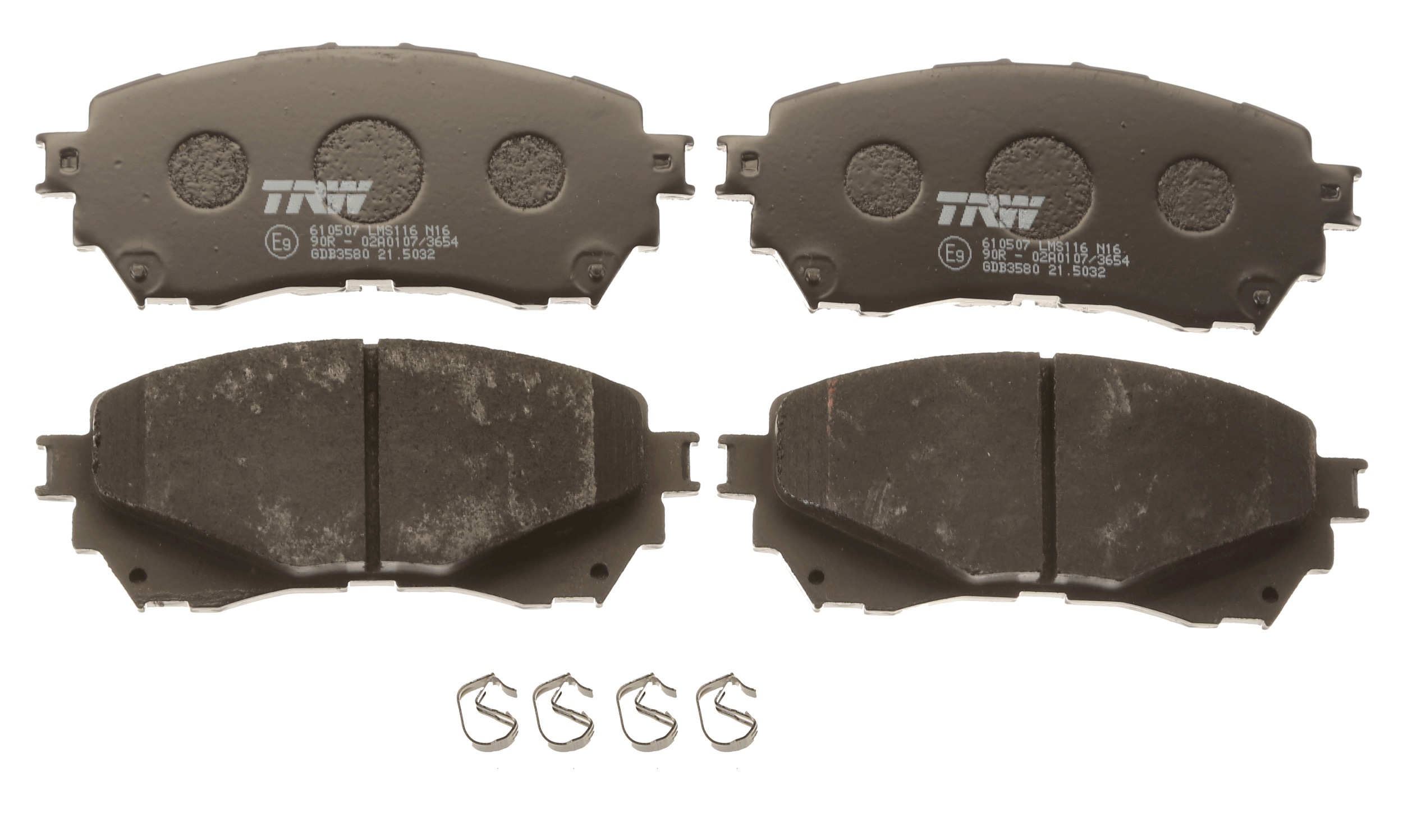 TRW Bremseklodser gdb3580 for MAZDA