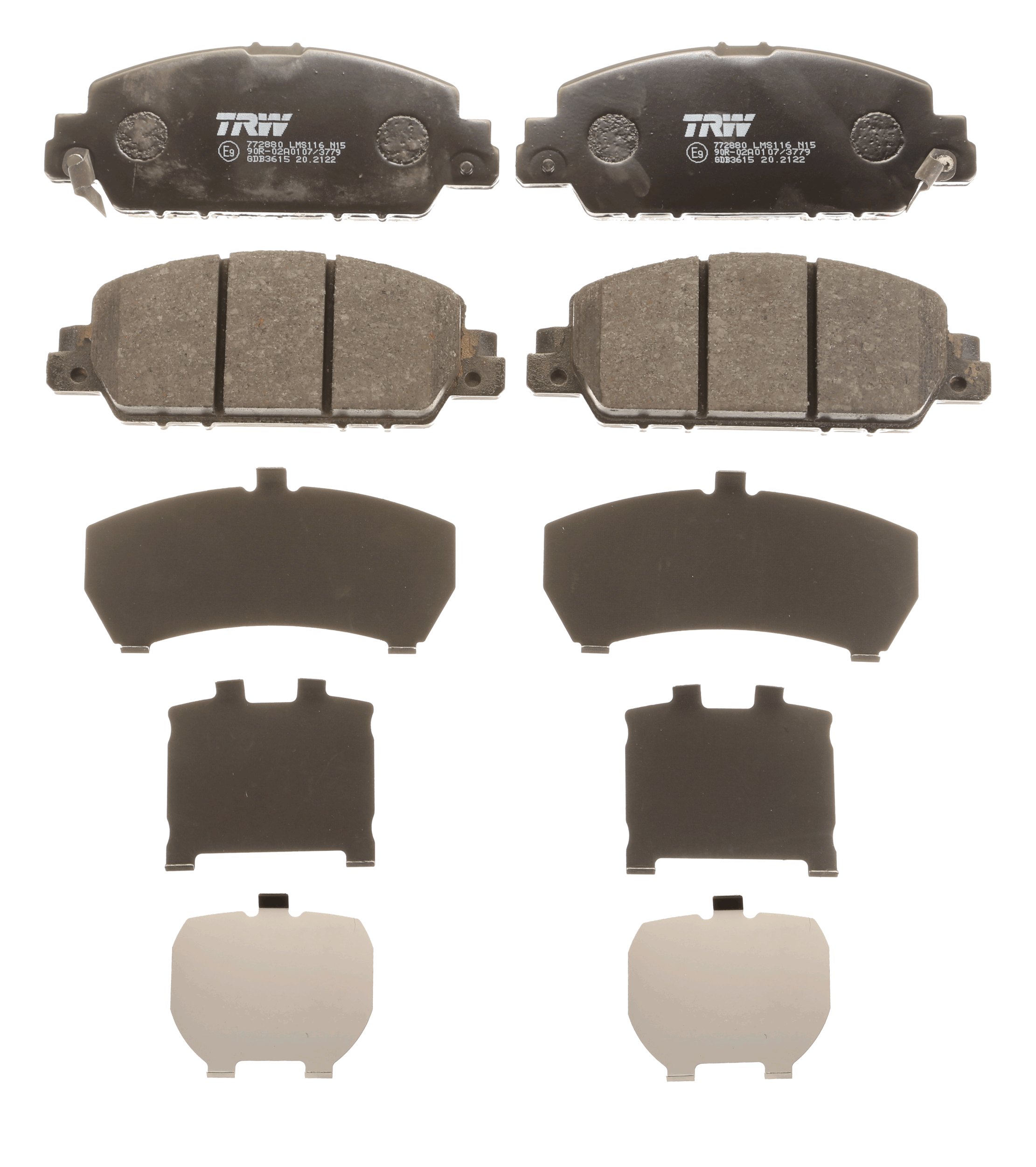 TRW Bremseklodser gdb3615 for HONDA HONDA (DONGFENG)