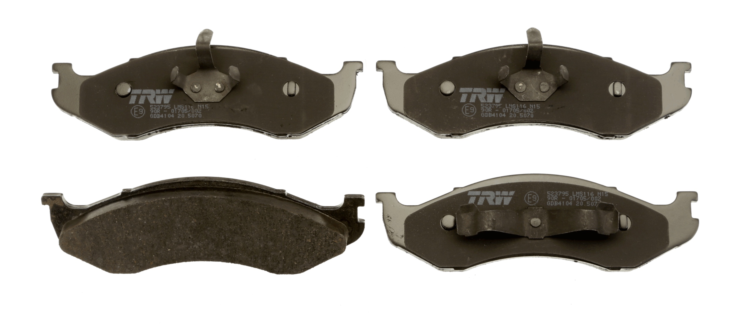 TRW Bremseklodser gdb4104 for JEEP CHRYSLER