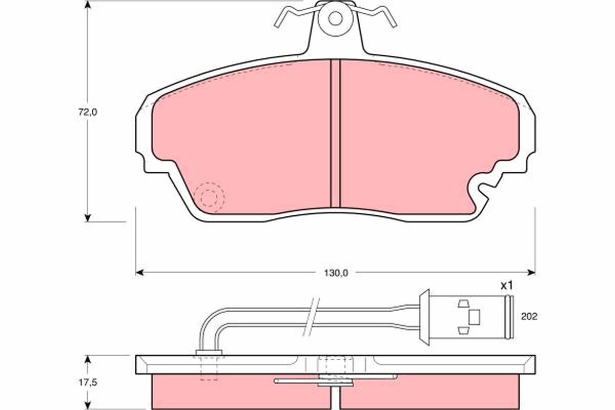 TRW Bremseklodser gdb851 for HONDA ROVER