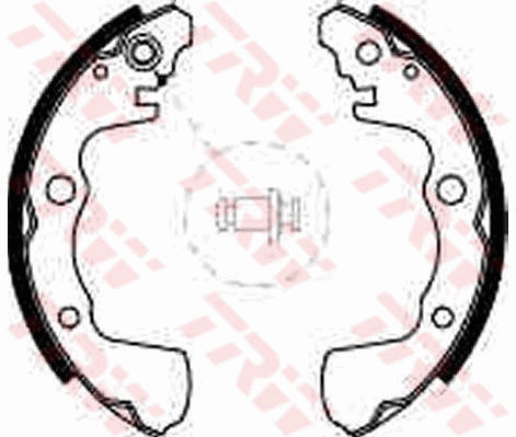 TRW Bremsebakkesæt gs8508 for SUBARU