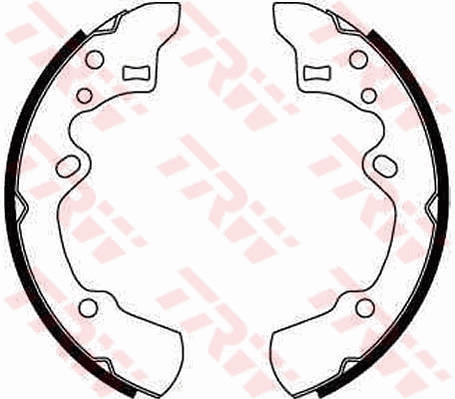 TRW Bremsebakkesæt gs8520 for FORD USA MAZDA
