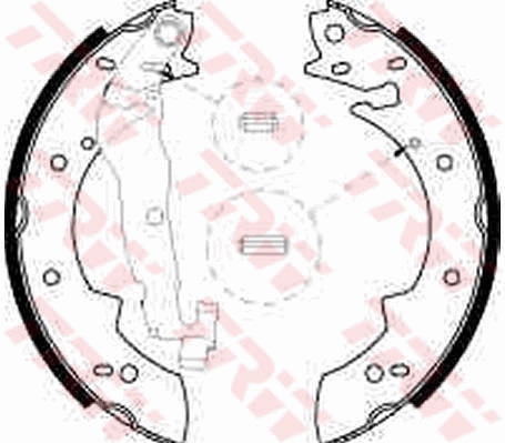 TRW Bremsebakkesæt gs8524 for VOLVO ALFA ROMEO RENAULT