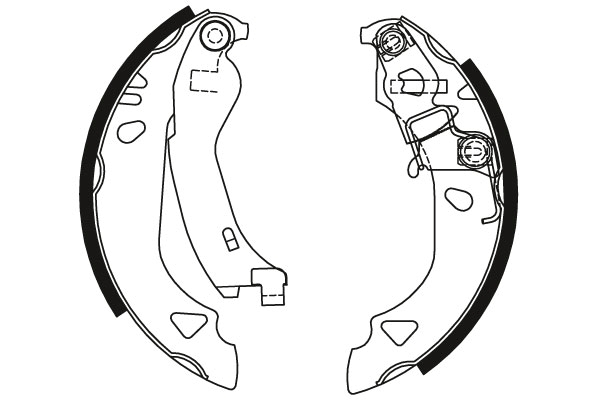 TRW Bremsebakkesæt gs8570 for LANCIA FIAT