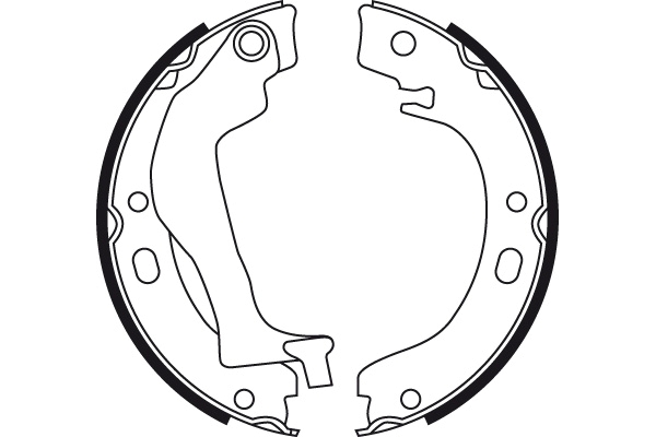 TRW Bremsebakkesæt, parkeringsbremse gs8746 for TOYOTA