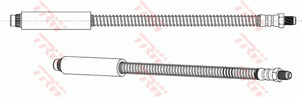 TRW Bremseslange phb411 for PEUGEOT