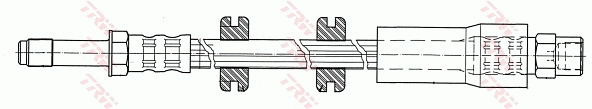 TRW Bremseslange phb446 for MERCEDES-BENZ